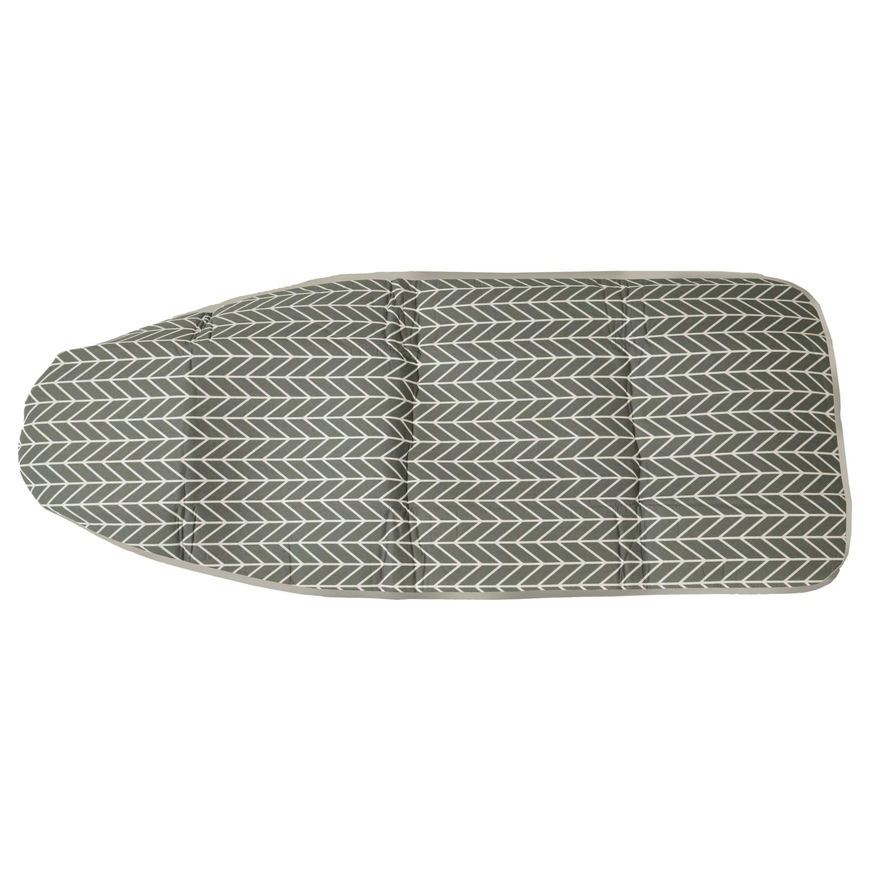 vhbw Bügeltischbezug kompatibel mit Kärcher SI 4 EasyFix Iron Bügelbrett, Aktiv-Bügeltisch - Bügelbrettbezug, Gelb, Weiß