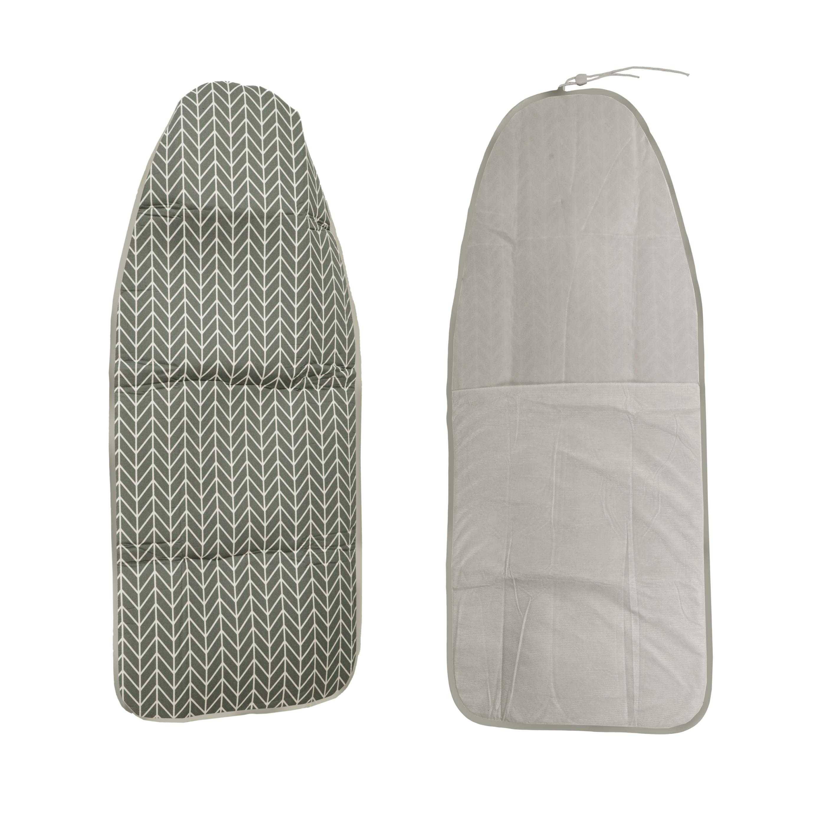 vhbw Bügeltischbezug kompatibel mit Kärcher SC 5 EasyFix, SC 5 EasyFix Iron Bügelbrett, Aktiv-Bügeltisch - Bügelbrettbezug Gelb Weiß
