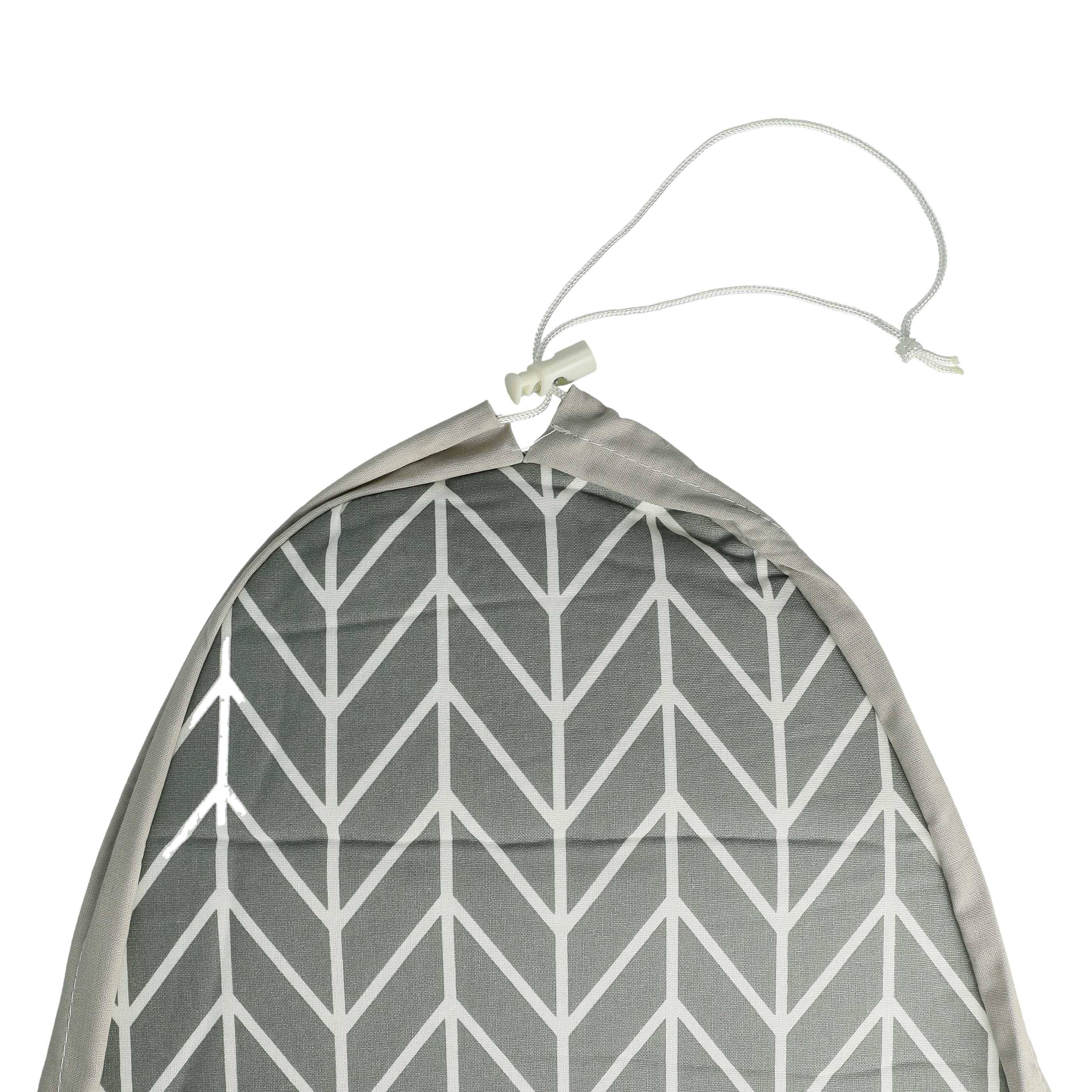 vhbw Bügeltischbezug kompatibel mit Kärcher SI 4 EasyFix Iron Bügelbrett, Aktiv-Bügeltisch - Bügelbrettbezug, Gelb, Weiß