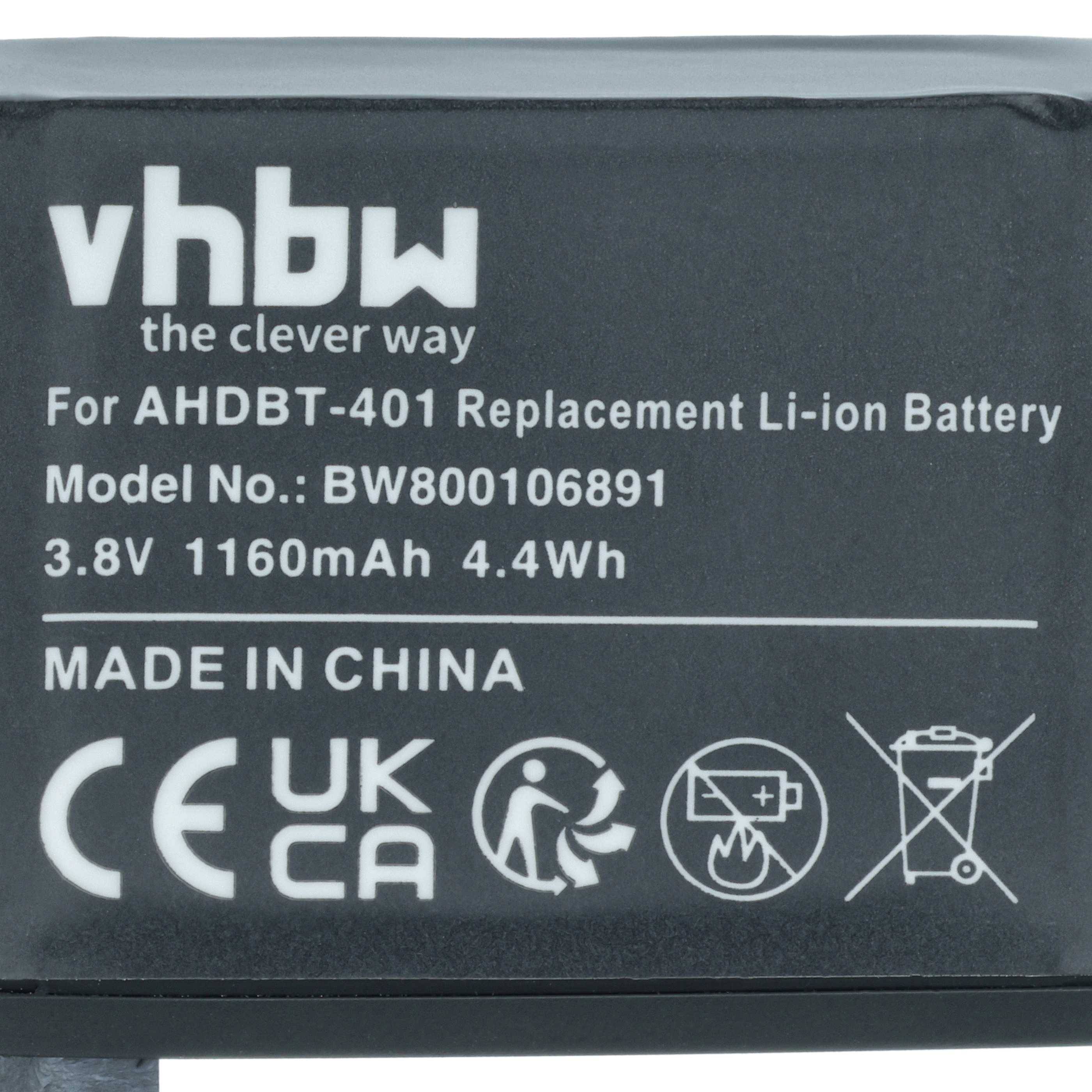 Batterie mit Bezeichnung „vhbw