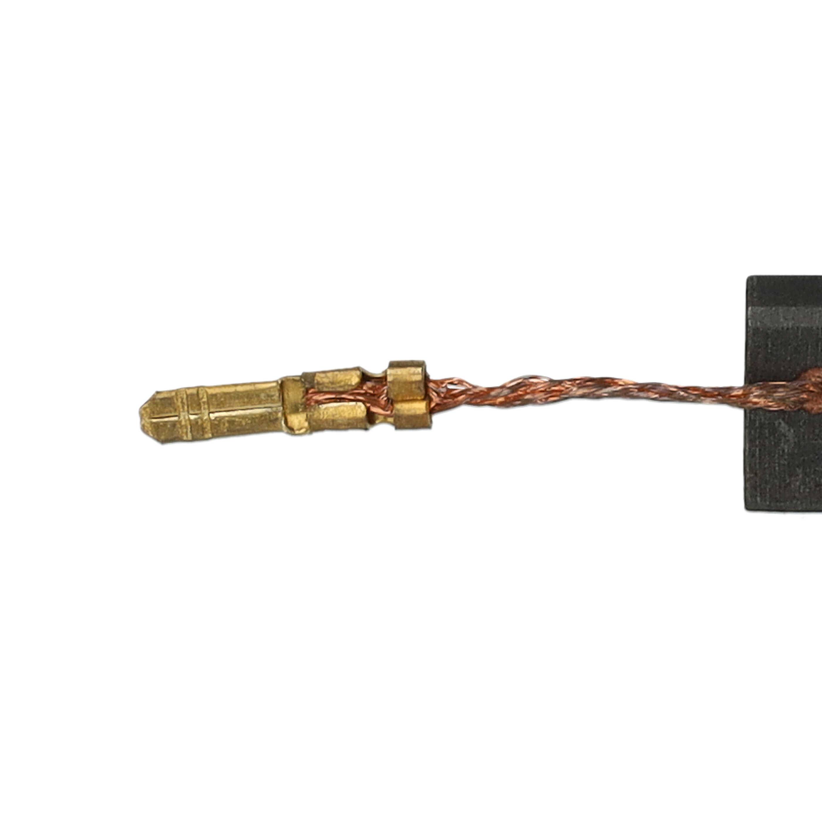 vhbw 2x Kohlebürste 16 x 11 x 5 mm Ersatz für Metabo 316034930, 31603551, 316035510 für Winkelschleifer, Multifunktionswerkzeug