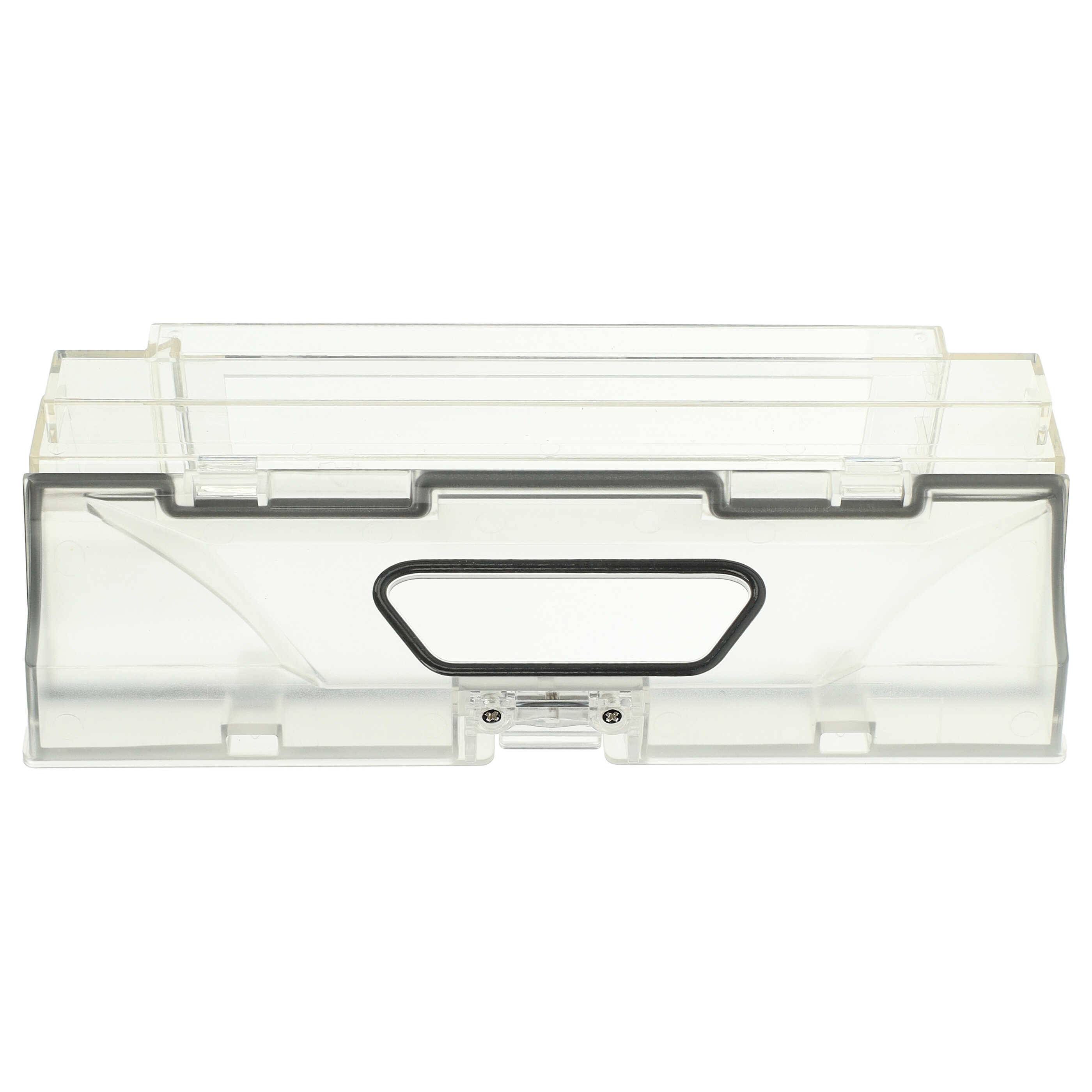 vhbw Staubbehälter kompatibel mit Roborock S6 MaxV, S6 Pure, T7 Saugroboter - Staubbox, ABS (Acrylnitril-Butadien-Styrol), Transparent