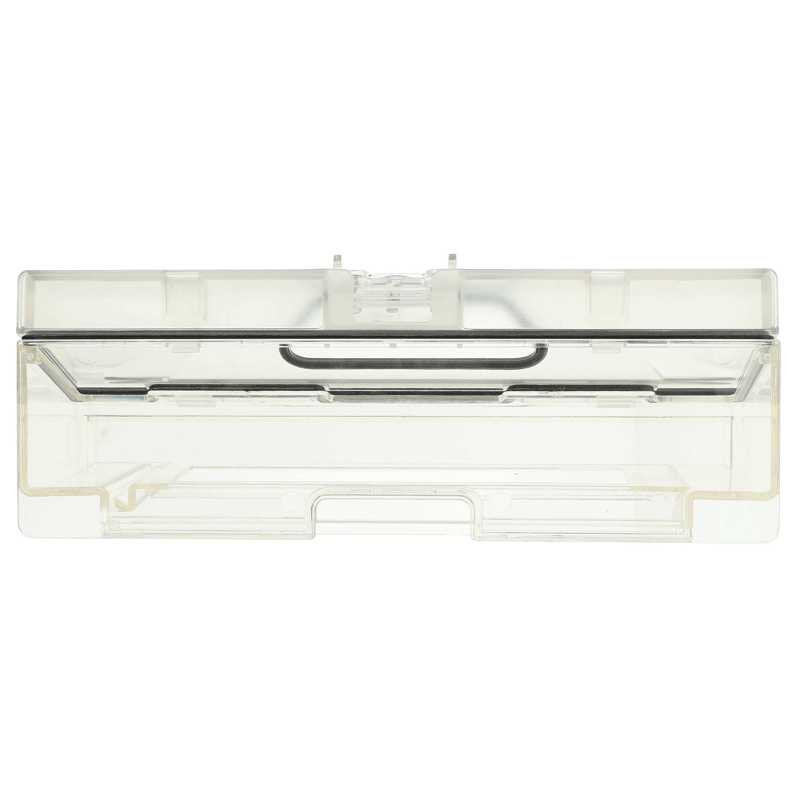 vhbw Staubbehälter kompatibel mit Roborock S6 MaxV, S6 Pure, T7 Saugroboter - Staubbox, ABS (Acrylnitril-Butadien-Styrol), Transparent