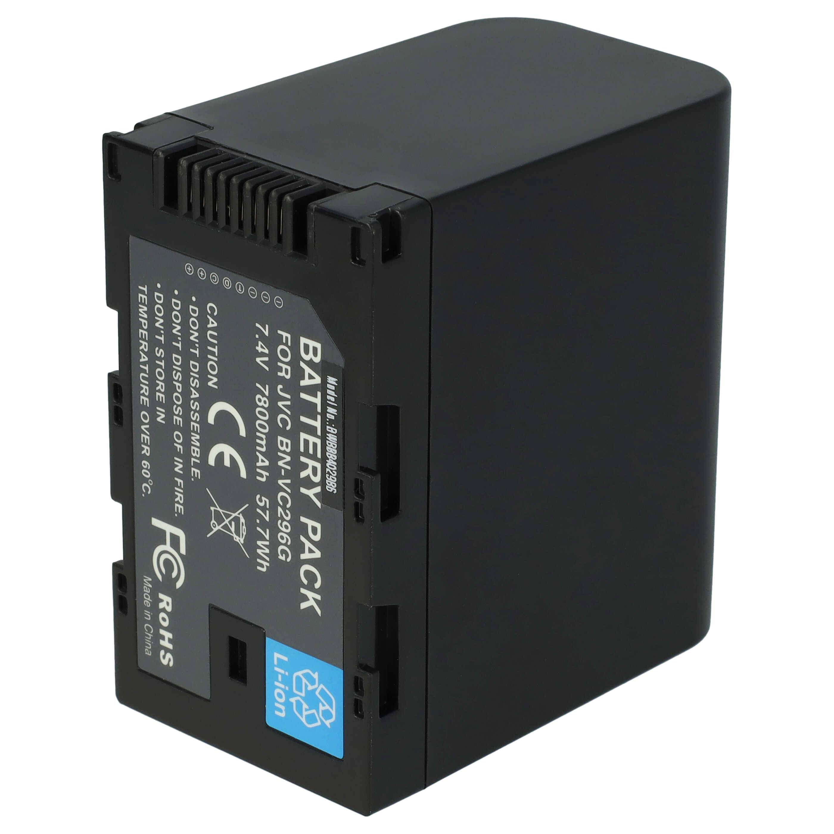 Ein schwarzes wiederaufladbares Batteriepak mit der Beschriftung 