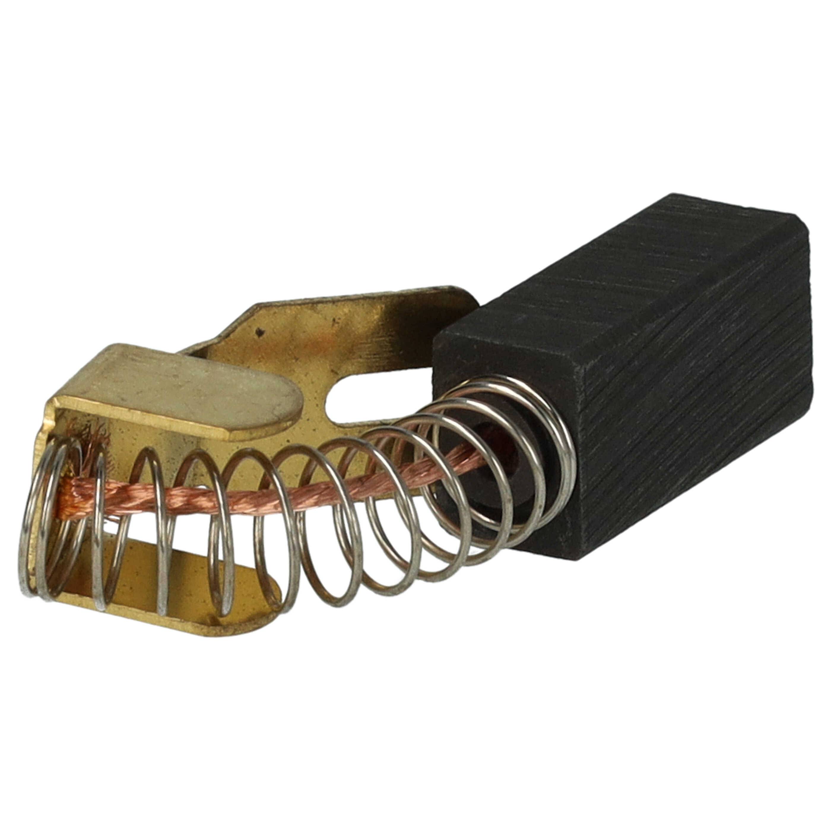 vhbw 2x Kohlebürste 15 x 8 x 6,3mm kompatibel mit Metabo SBE 600/2 S R+L, SBE 620/2 S R+L, SBE 650/2S R+L Schlagbohrer