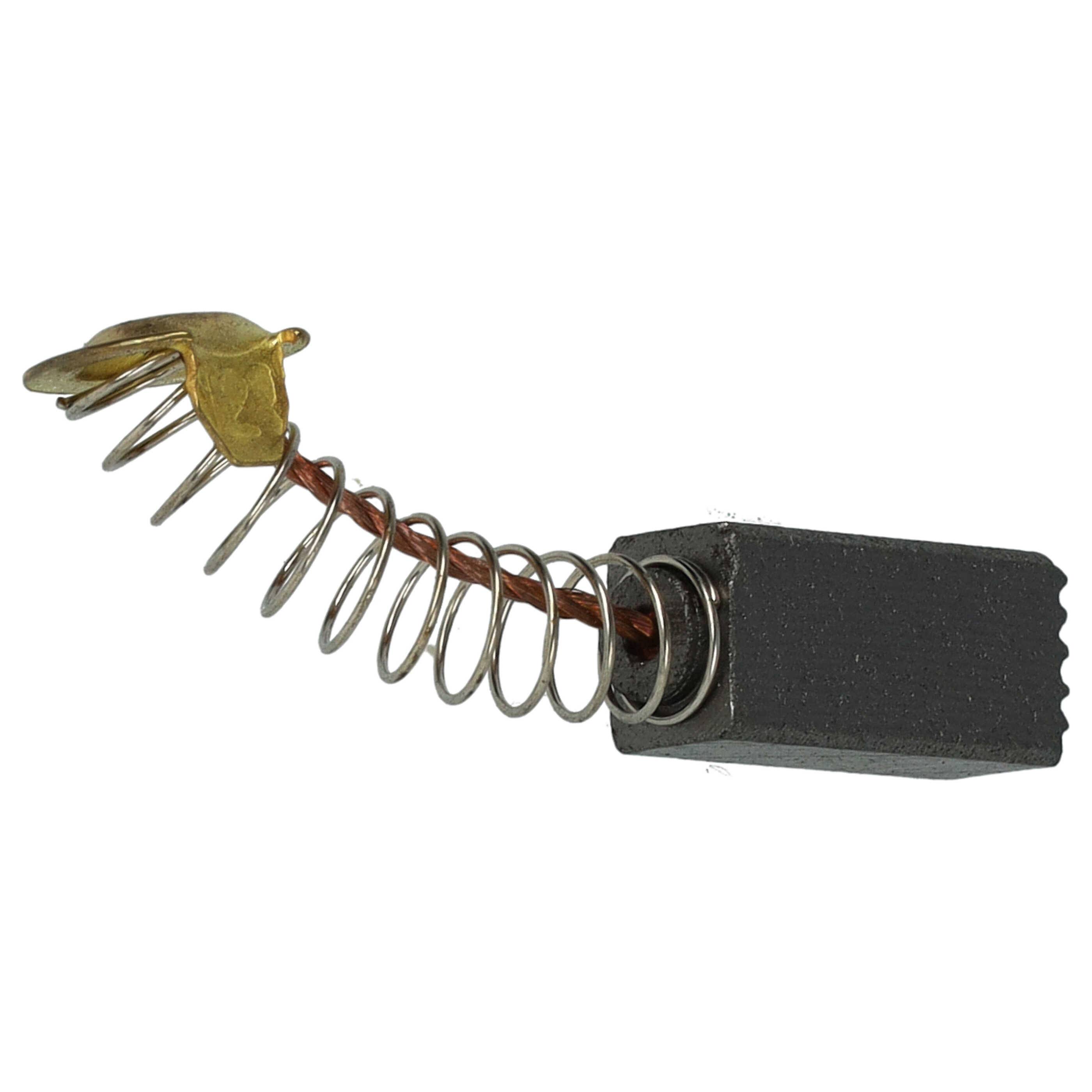 vhbw 2x Kohlebürste 17 x 6,5 x 6,5 mm kompatibel mit Hitachi Hikoki SO -110, SOD -100, SO -110 A Elektrowerkzeug, Bohrhammer + Feder