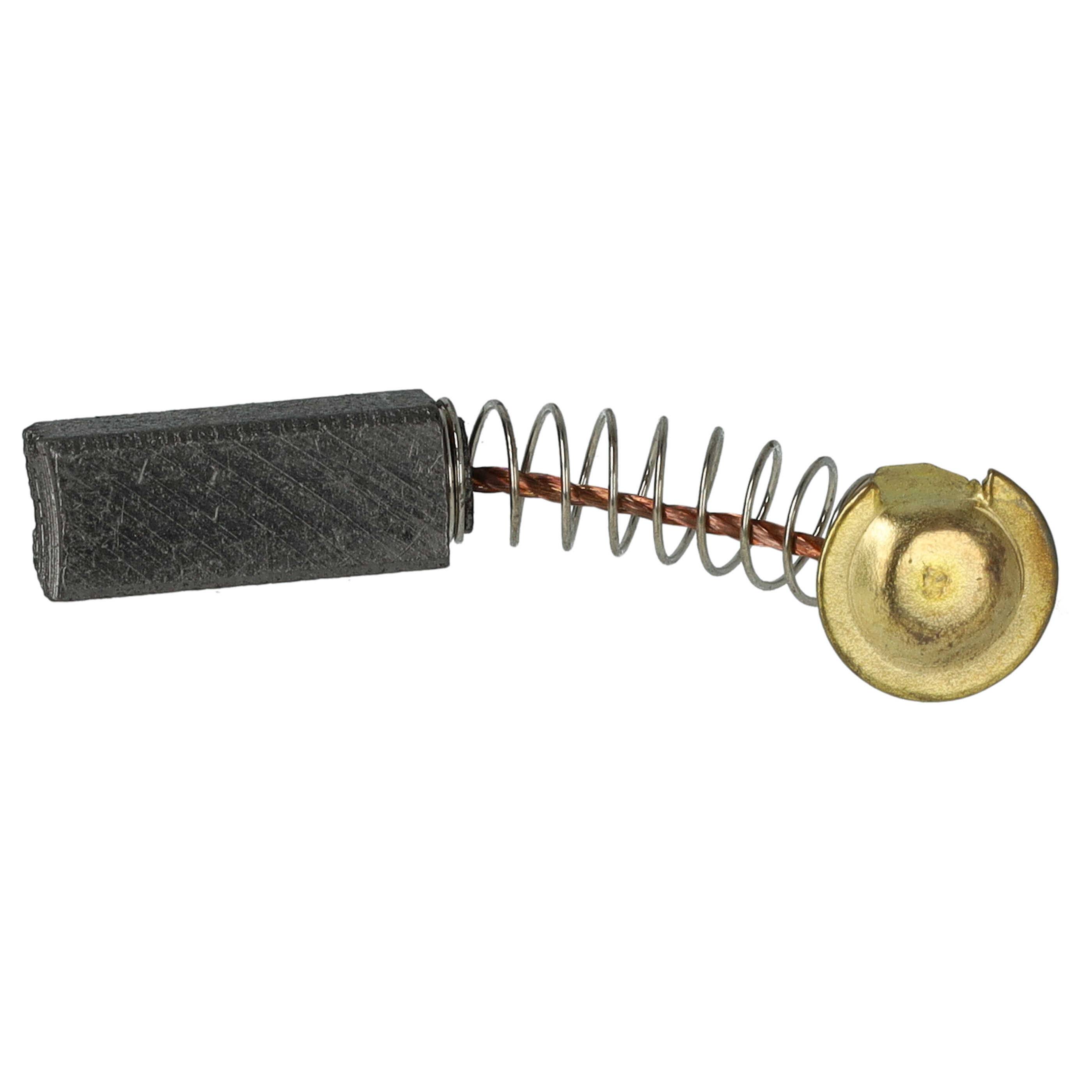 vhbw 2x Kohlebürste 17 x 6,5 x 6,5 mm kompatibel mit Hitachi Hikoki SO -110, SOD -100, SO -110 A Elektrowerkzeug, Bohrhammer + Feder