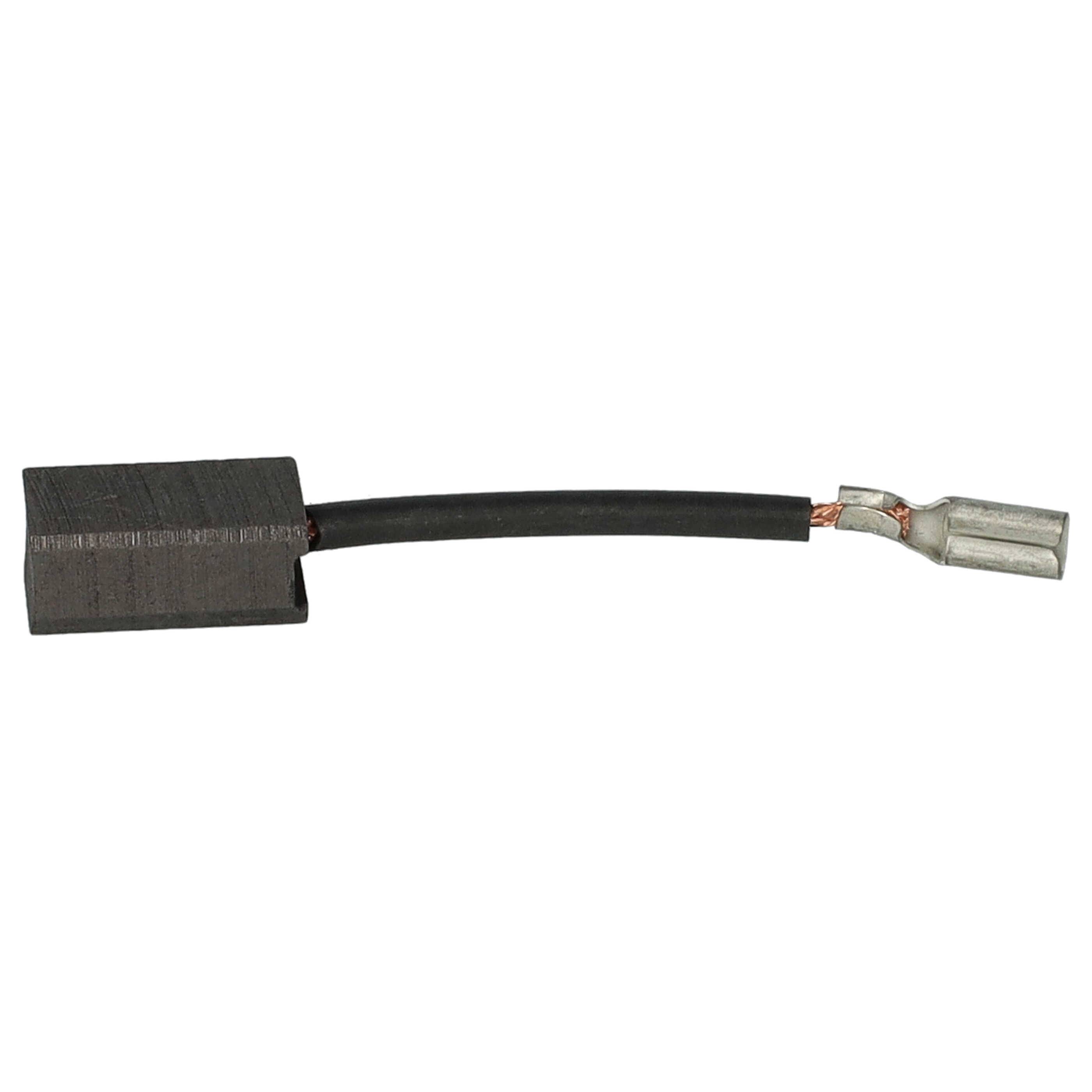 vhbw 2x Kohlebürste 13,8 x 8,9 x 6 mm kompatibel mit Hitachi Hikoki DH 24DVA, DH 24DV, DH 25DL, DH 25DAL, DH 36DAL, DH 36DL Bohrhammer