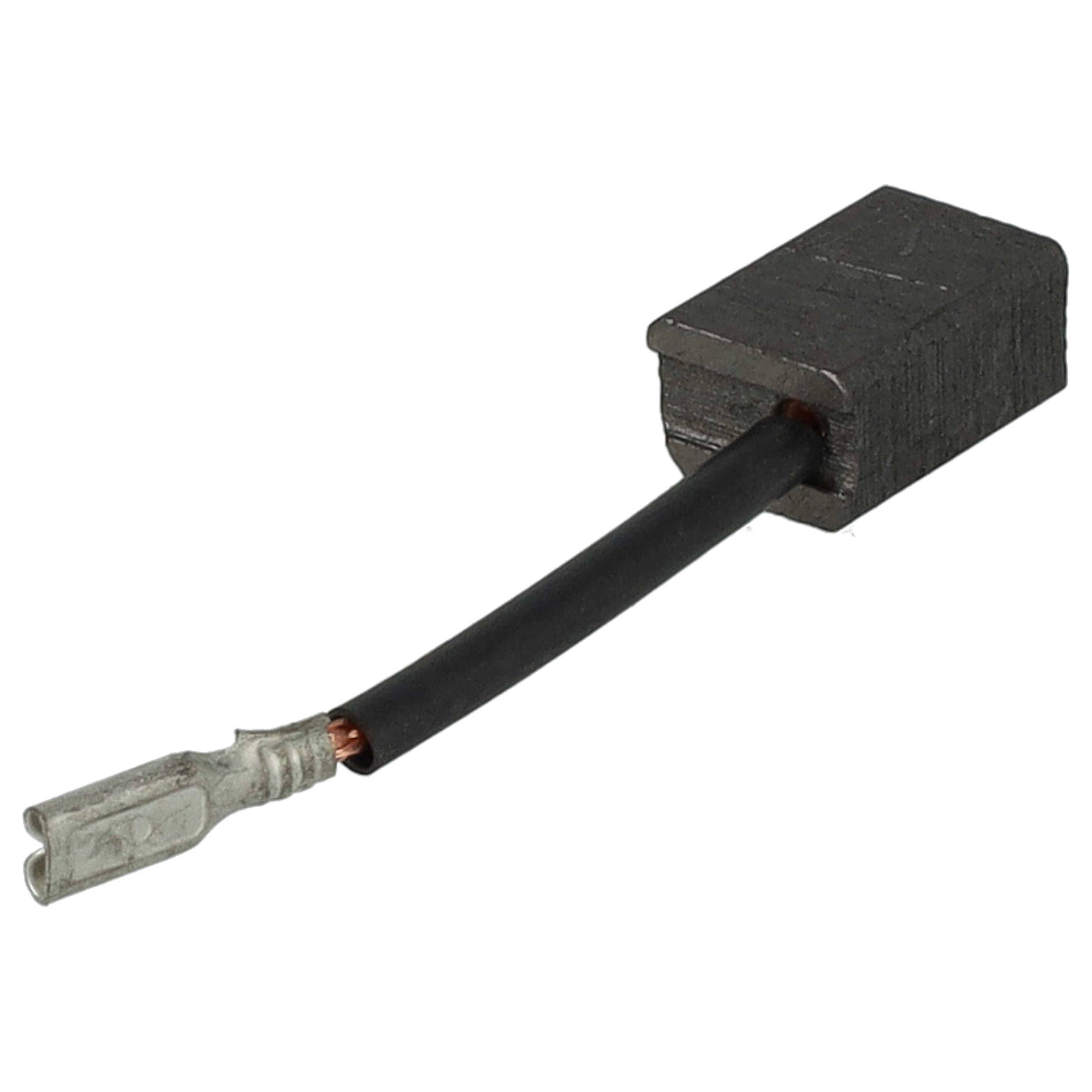 vhbw 2x Kohlebürste 13,8 x 8,9 x 6 mm kompatibel mit Hitachi Hikoki DH 24DVA, DH 24DV, DH 25DL, DH 25DAL, DH 36DAL, DH 36DL Bohrhammer