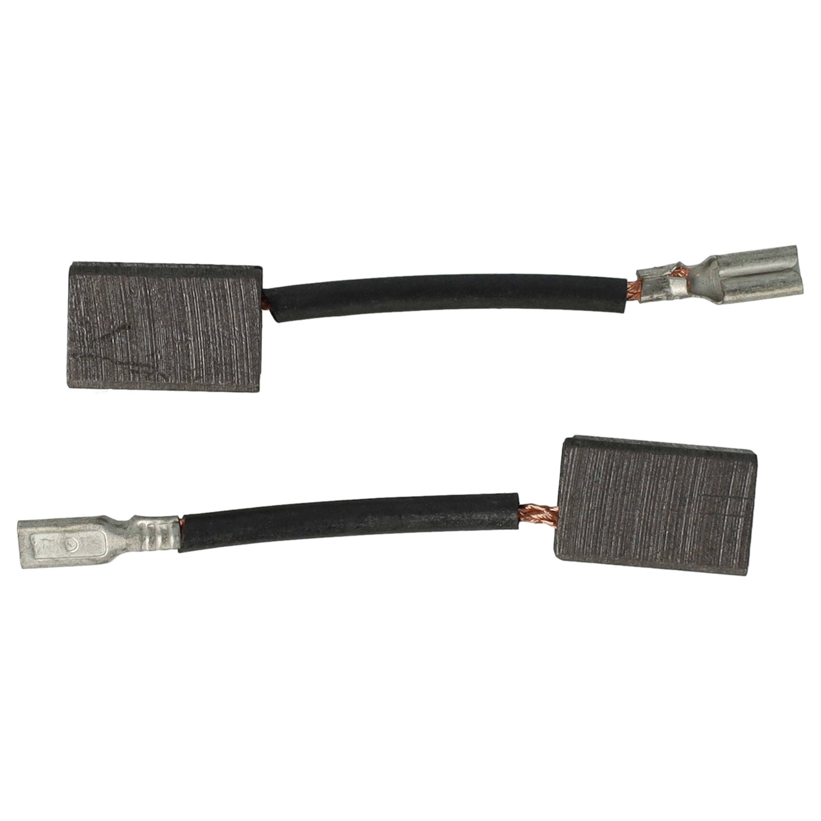 vhbw 2x Kohlebürste 13,8 x 8,9 x 6 mm kompatibel mit Hitachi Hikoki DH 24DVA, DH 24DV, DH 25DL, DH 25DAL, DH 36DAL, DH 36DL Bohrhammer