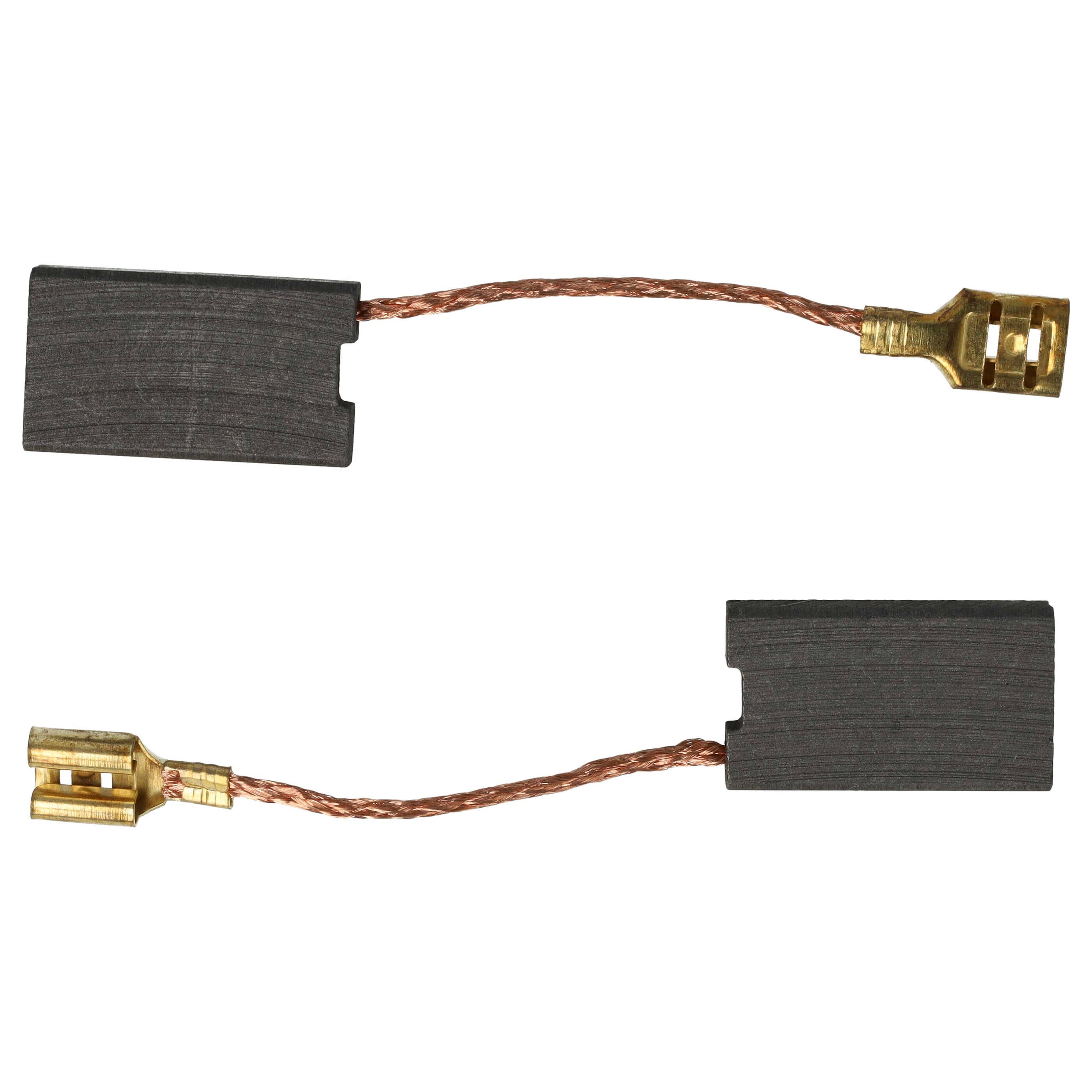 vhbw 2x Kohlebürste 22 x 13 x 7 mm Ersatz für Hitachi / Hikoki 999093, 999-093 für Winkelschleifer