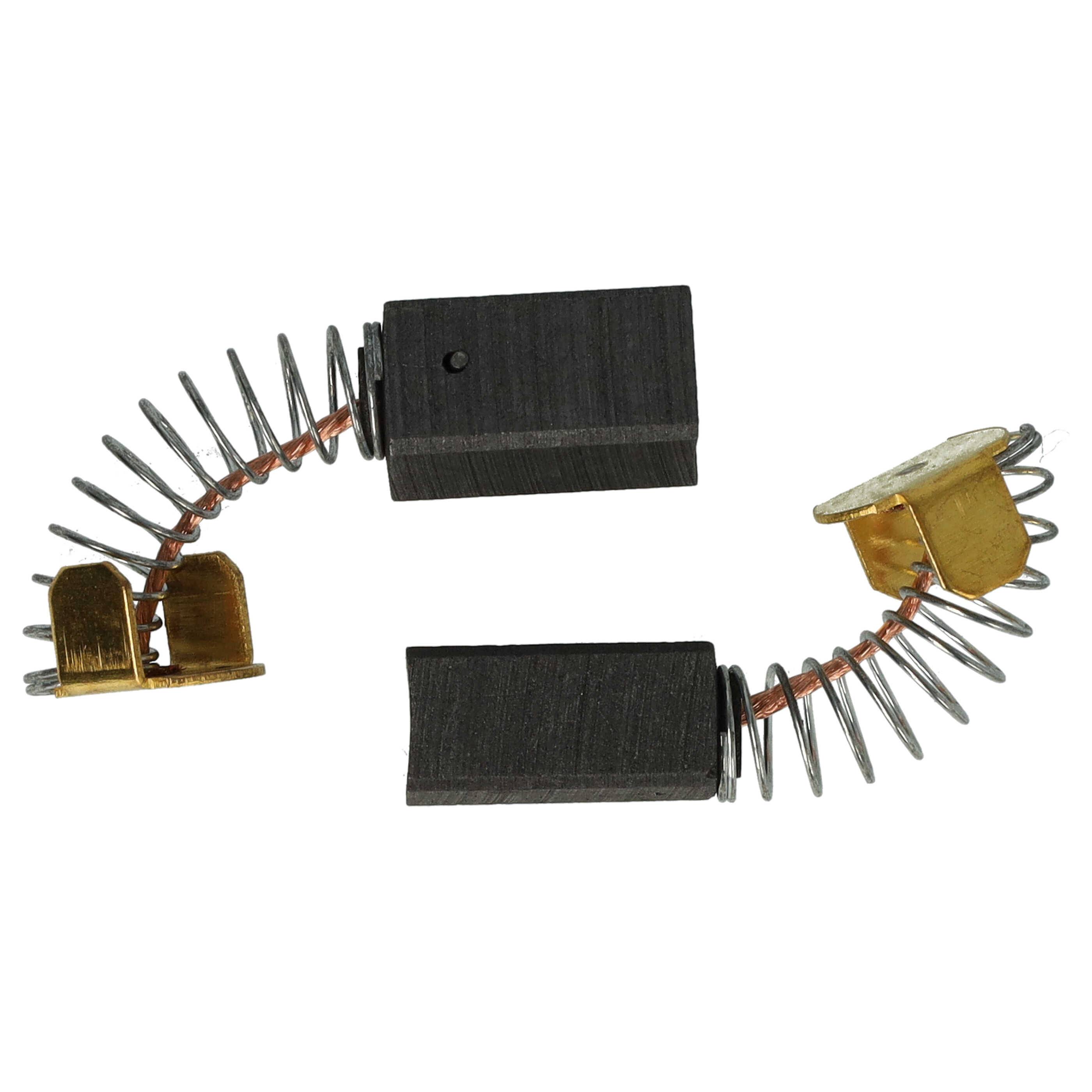 vhbw 2x Kohlebürste 14 x 8 x 5 mm kompatibel mit Einhell TH-SM 2131 Dual, BT-SM 2131 Dual Gehrungssäge + Feder