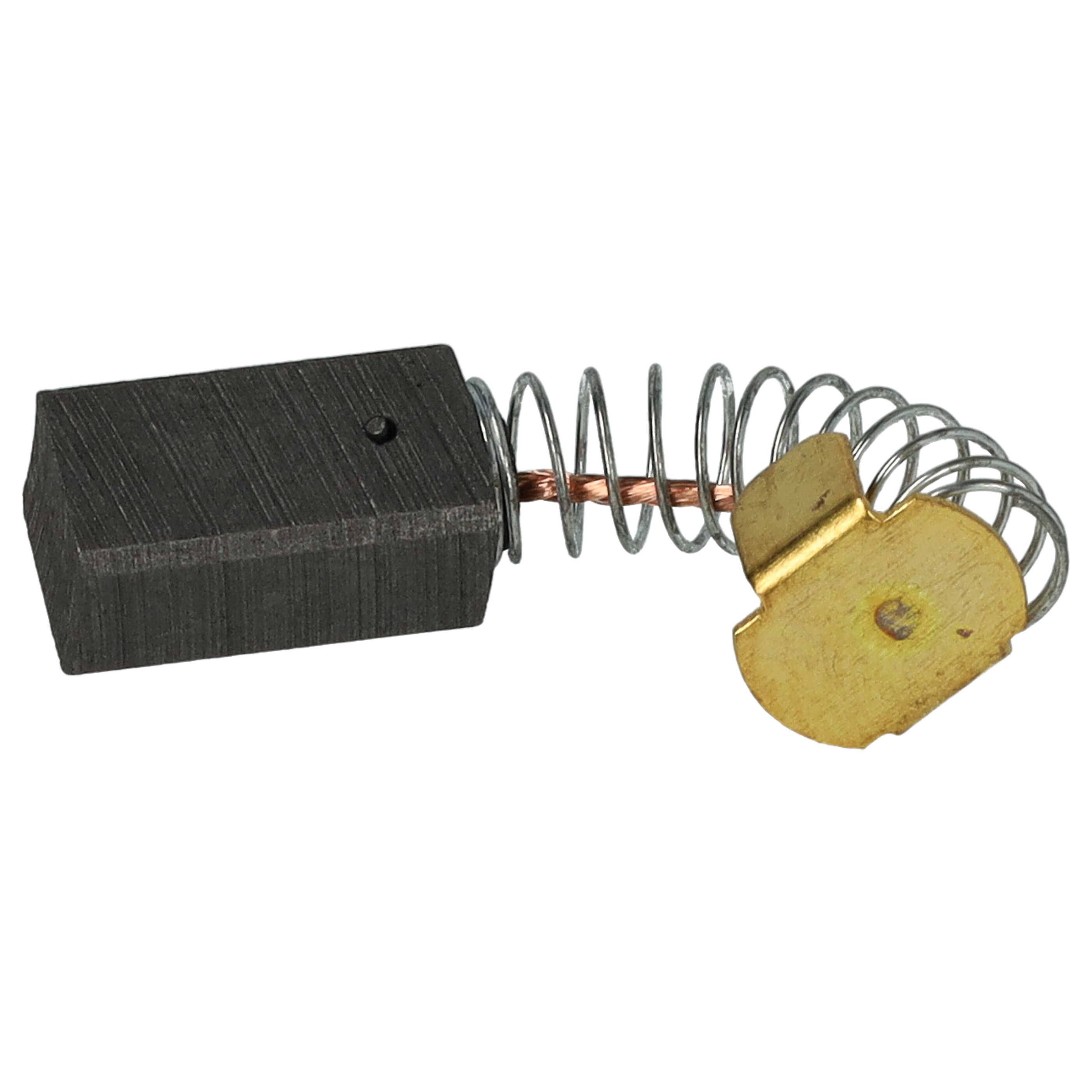 vhbw 2x Kohlebürste 14 x 8 x 5 mm kompatibel mit Einhell TH-SM 2131 Dual, BT-SM 2131 Dual Gehrungssäge + Feder