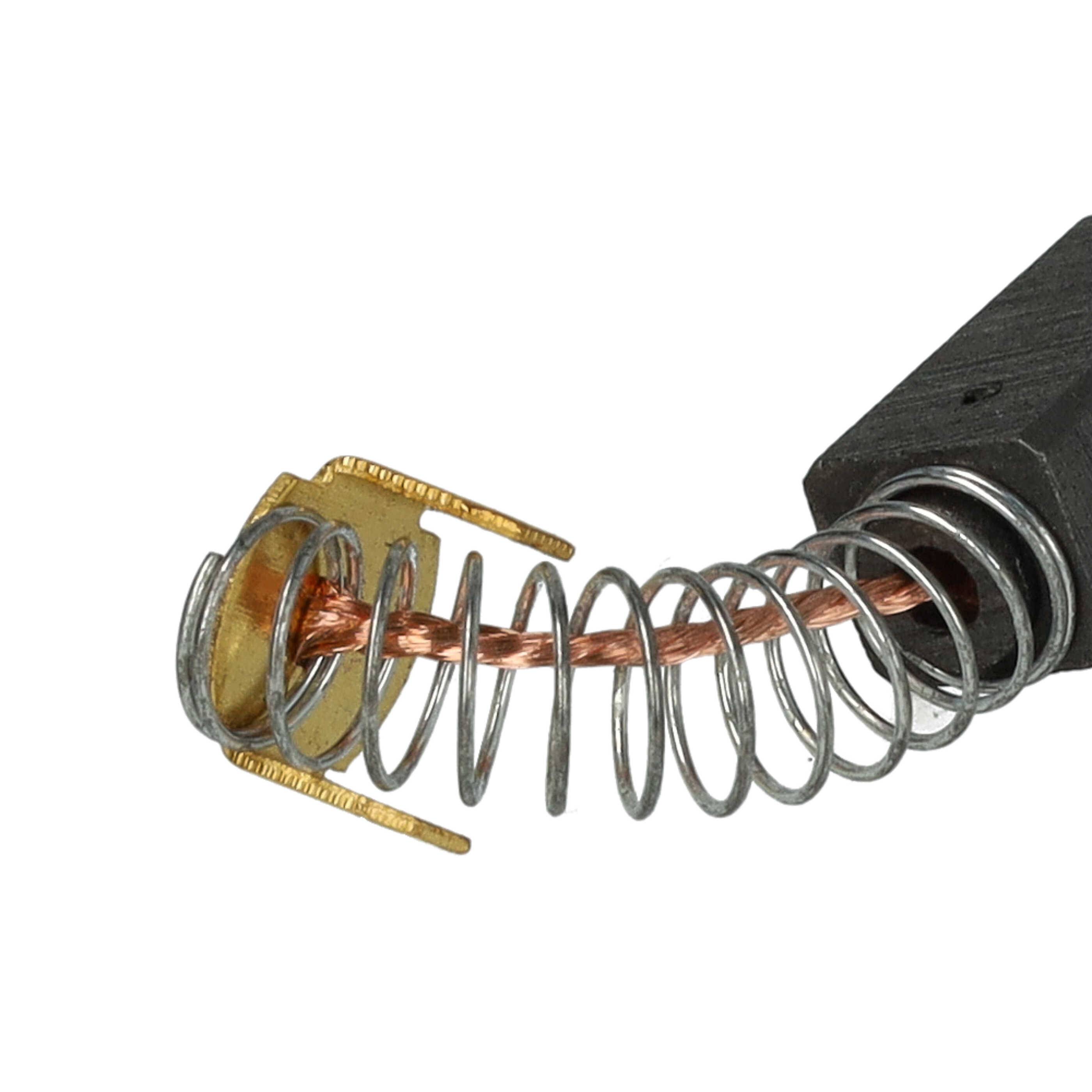 vhbw 2x Kohlebürste 14 x 8 x 5 mm kompatibel mit Einhell TH-SM 2131 Dual, BT-SM 2131 Dual Gehrungssäge + Feder