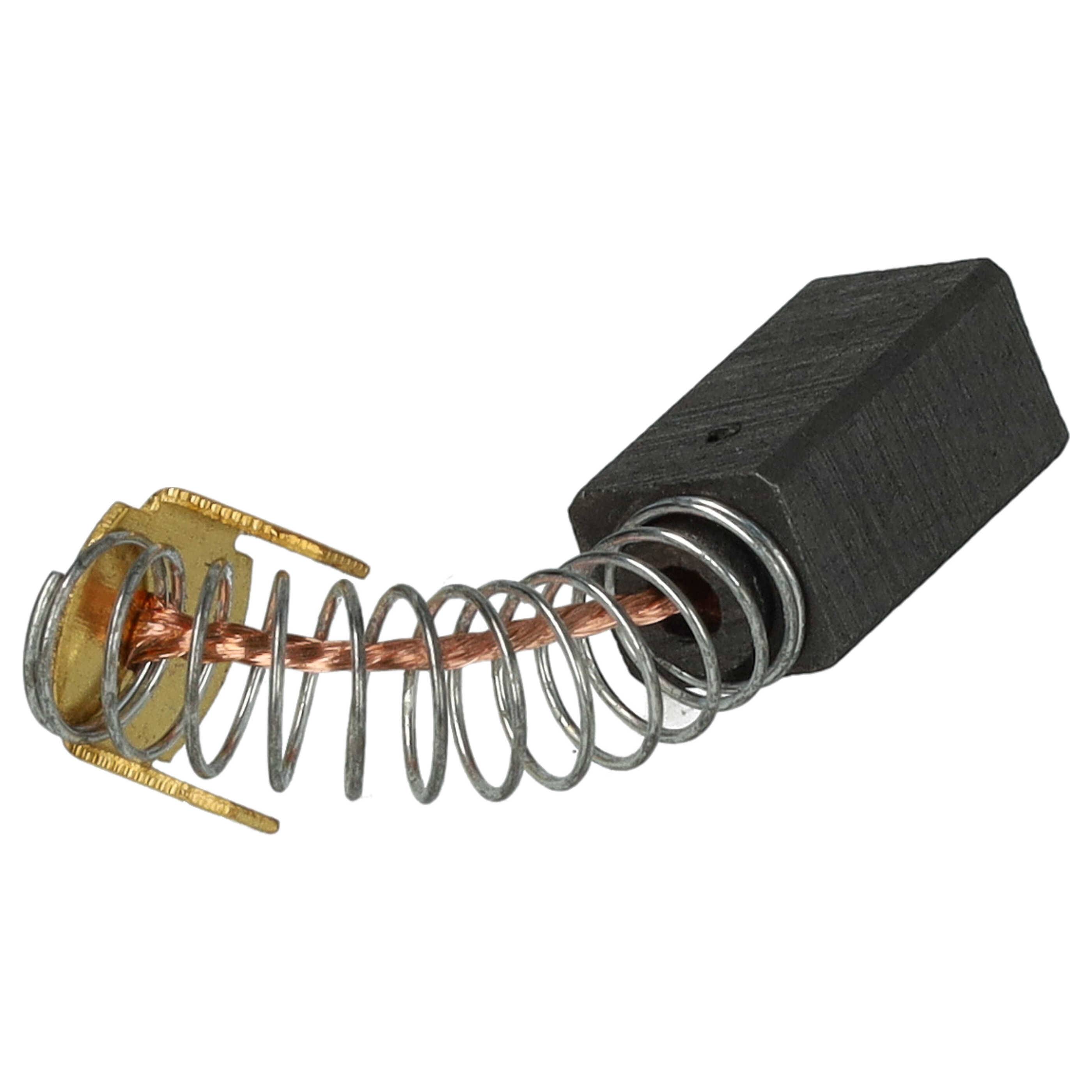 vhbw 2x Kohlebürste 14 x 8 x 5 mm kompatibel mit Einhell TH-SM 2131 Dual, BT-SM 2131 Dual Gehrungssäge + Feder