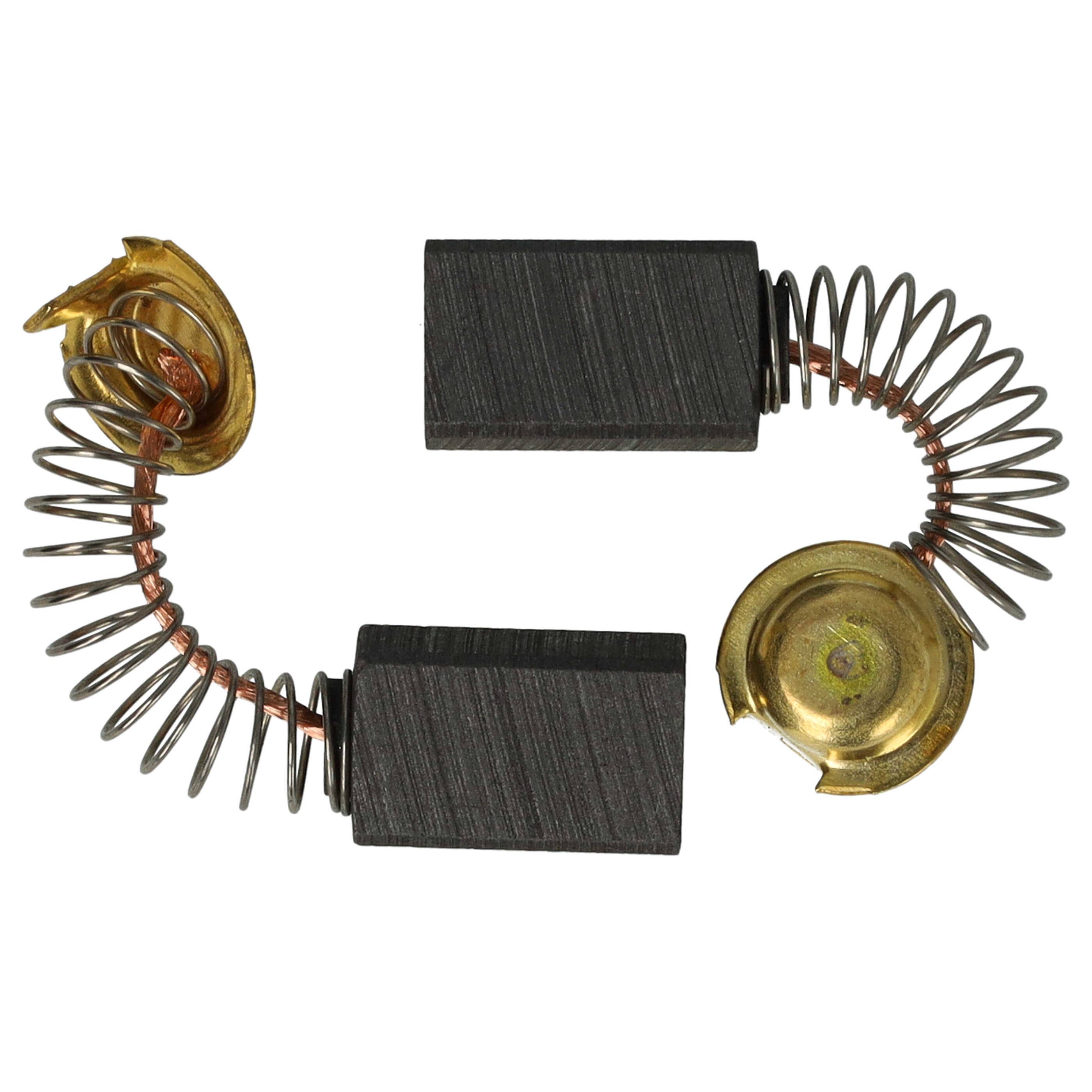 vhbw 2x Kohlebürste 12,6 x 7,4 x 6 mm Ersatz für Hitachi / Hikoki 999-001, 999001 für Elektrowerkzeug + Feder