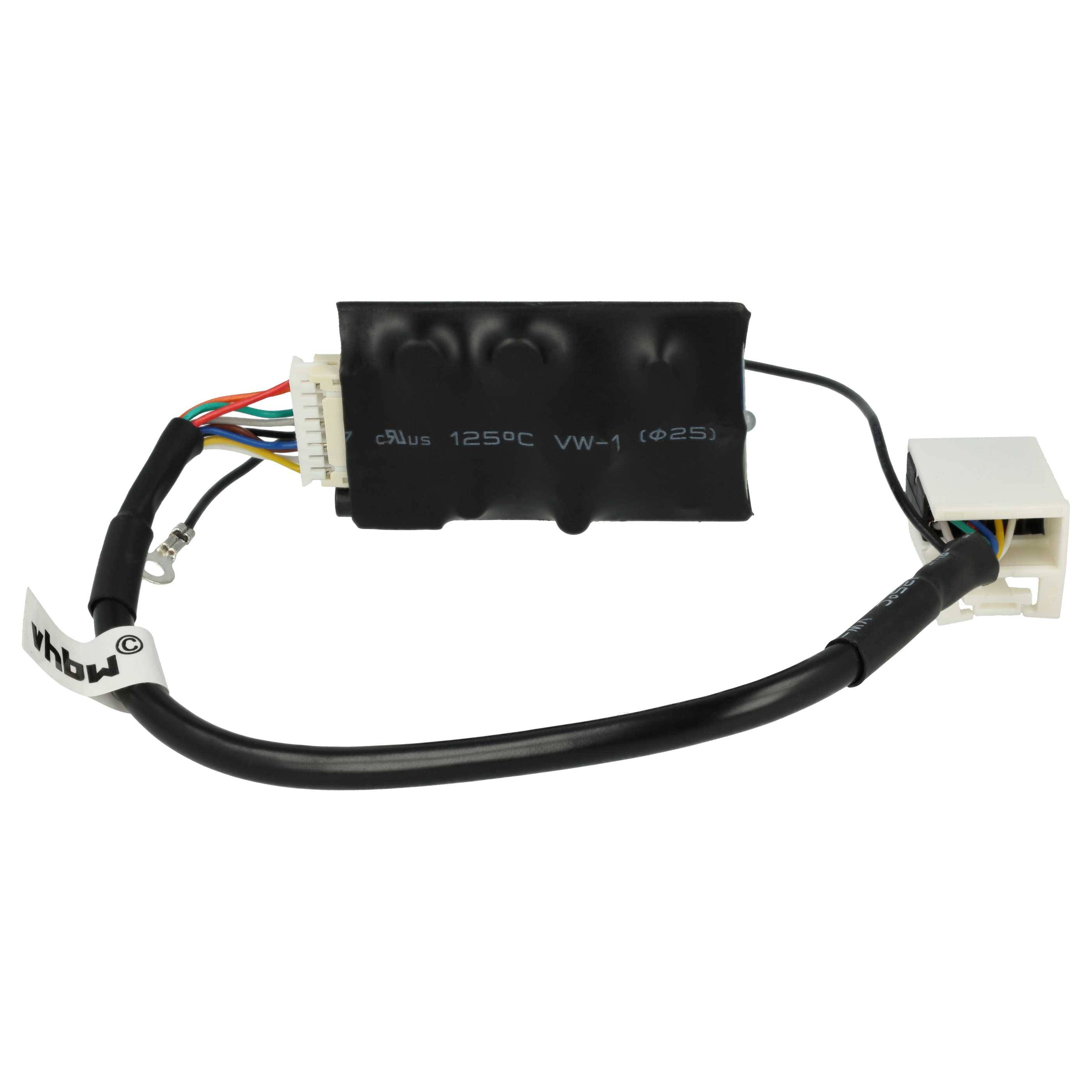 vhbw Bluetooth Adapter kompatibel mit VW Touareg 2002-2011 RNS300/310/510 (ohne MDI), Z6Z7 Autoradio - Inkl. Mikrofon, Klinkenkabel + Clip