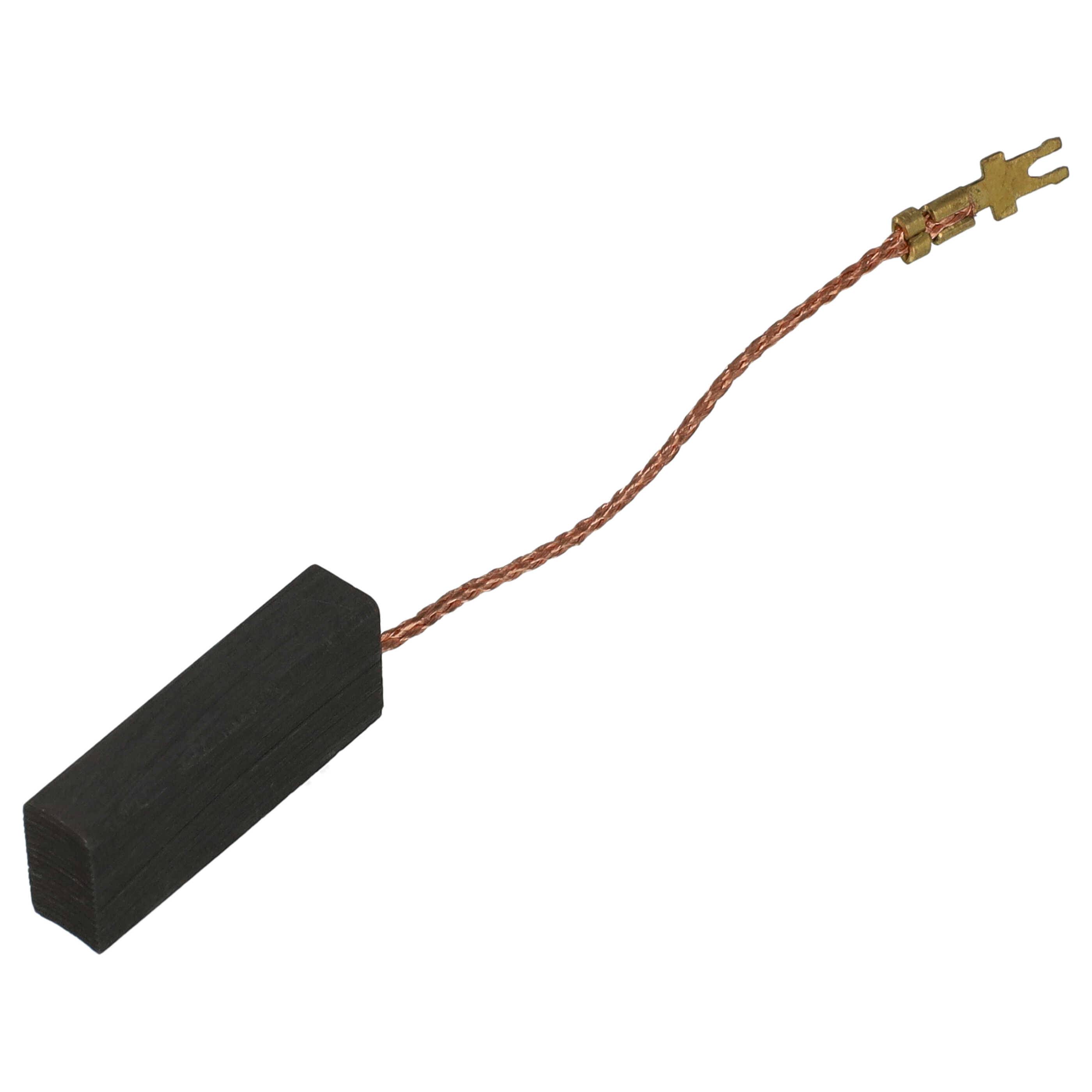 vhbw 2x Kohlebürste 28,5 x 11 x 6mm kompatibel mit Hitachi / Hikoki RNT1200, RNT1225, RNT1225M, RNT1250 Nass-/Trocken-Rüttelsauger