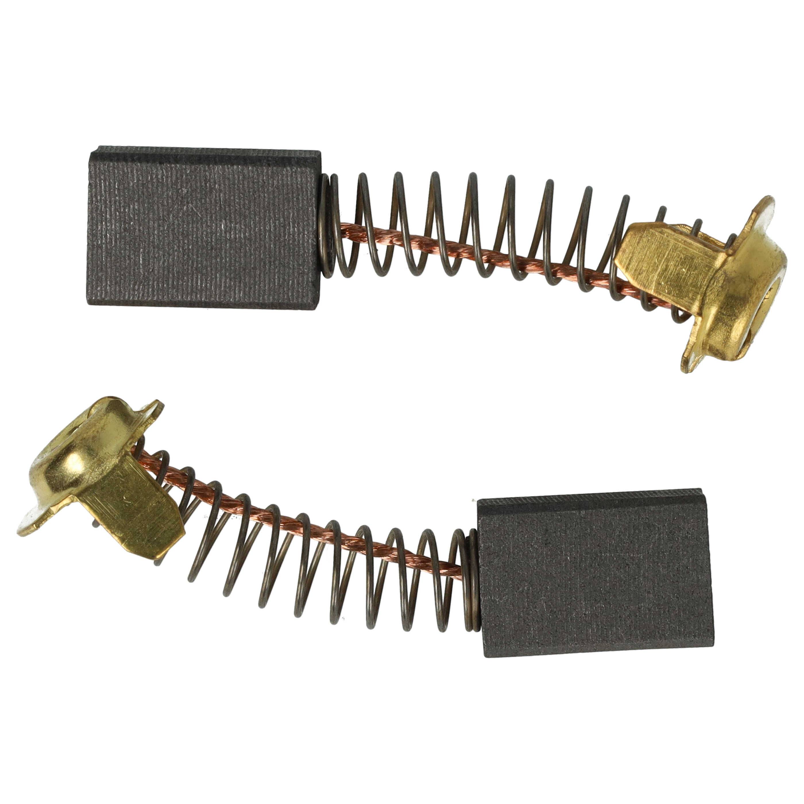 vhbw 2x Kohlebürste 17 x 11 x 7 mm kompatibel mit Hitachi Hikoki C 7BU2, C 7BU, CD 7SA, C 6BU2, C 6BU Handkreissäge, Meißelhammer + Feder