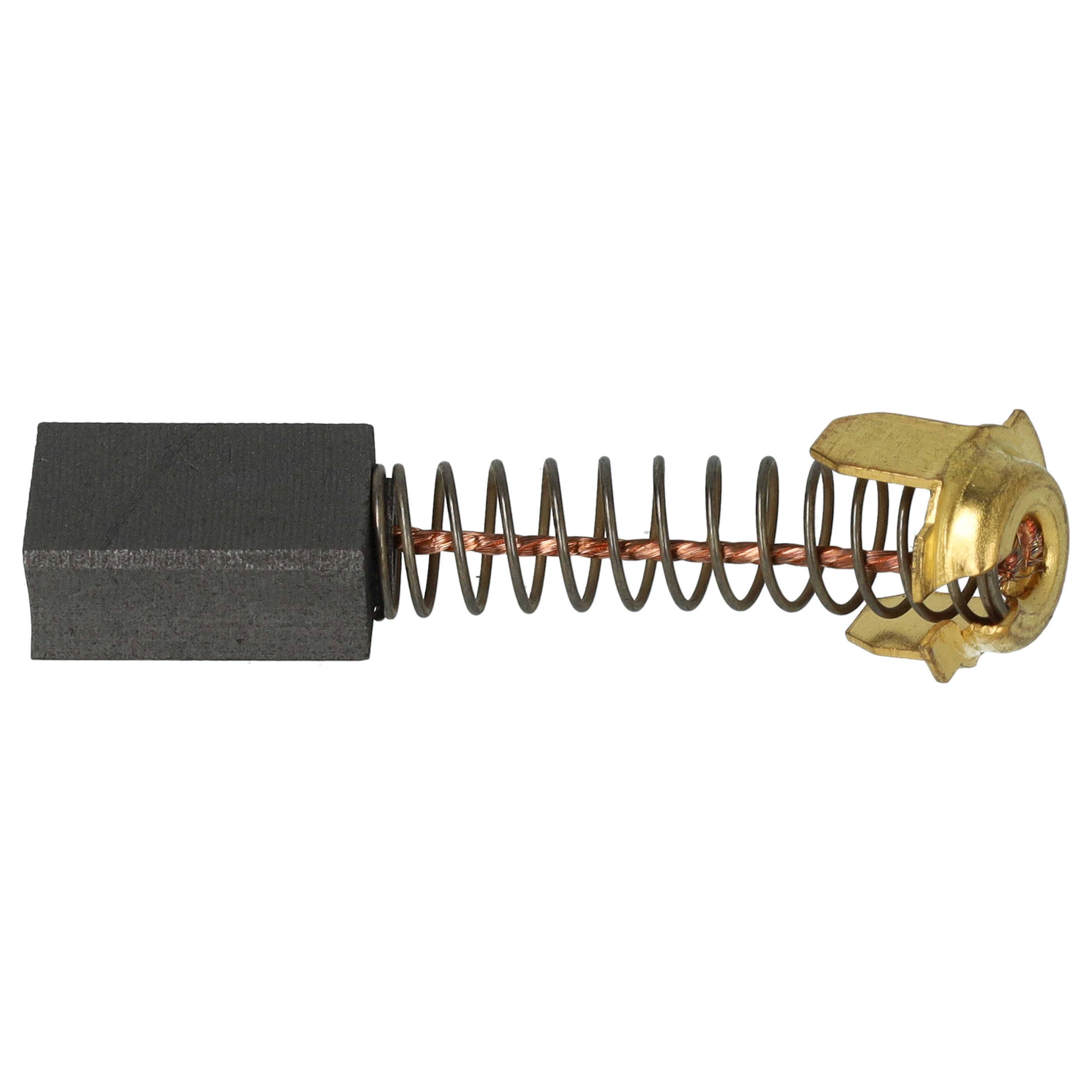 vhbw 2x Kohlebürste 17 x 11 x 7 mm kompatibel mit Hitachi Hikoki C 7BU2, C 7BU, CD 7SA, C 6BU2, C 6BU Handkreissäge, Meißelhammer + Feder