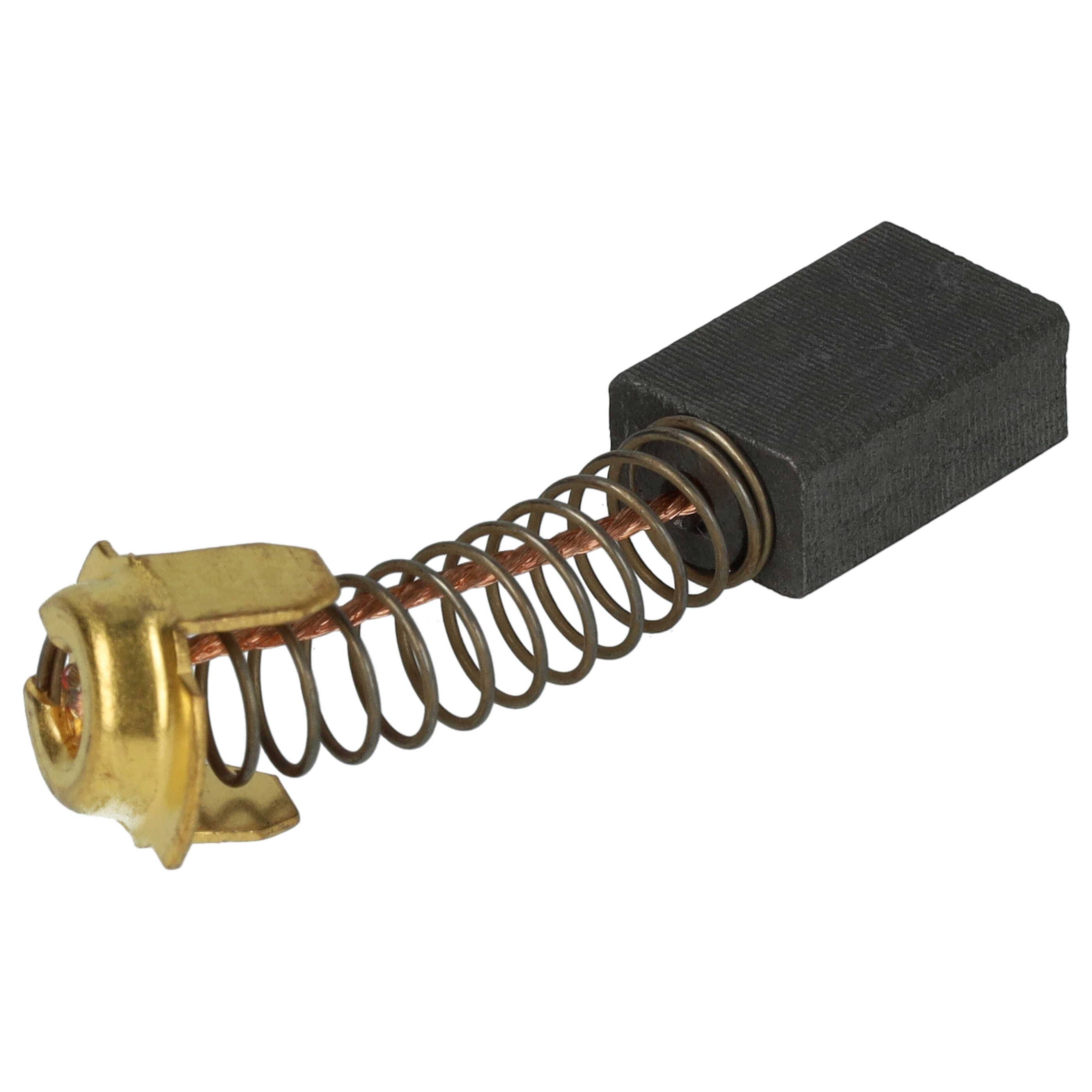 vhbw 2x Kohlebürste 17 x 11 x 7 mm kompatibel mit Hitachi Hikoki C 7BU2, C 7BU, CD 7SA, C 6BU2, C 6BU Handkreissäge, Meißelhammer + Feder
