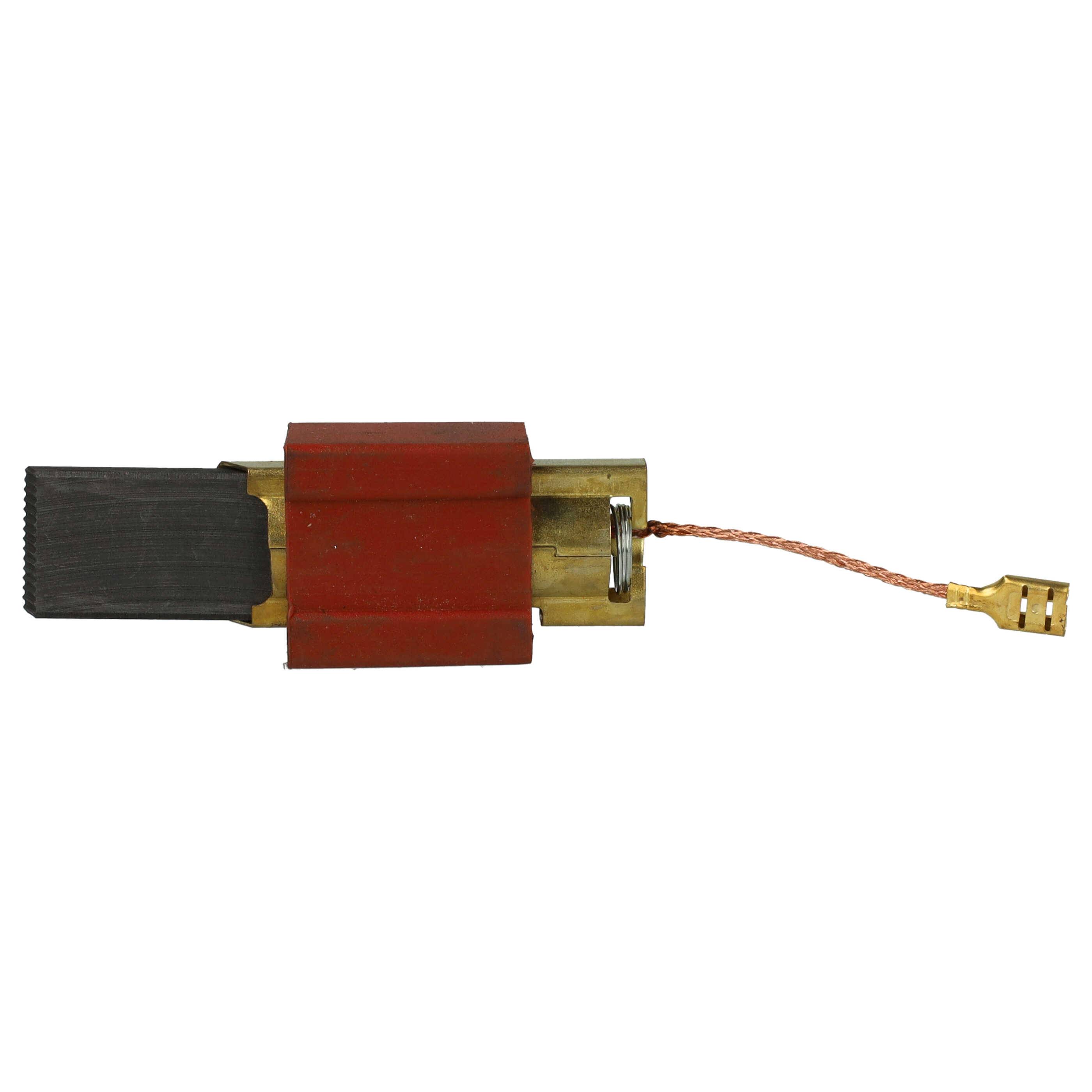 vhbw 2x Kohlebürste kompatibel mit Miele W3525, W3523, W353, W3527, W3505, W3514, W351, W352, W3515, W3522, W3521 Waschmaschine, Trockner