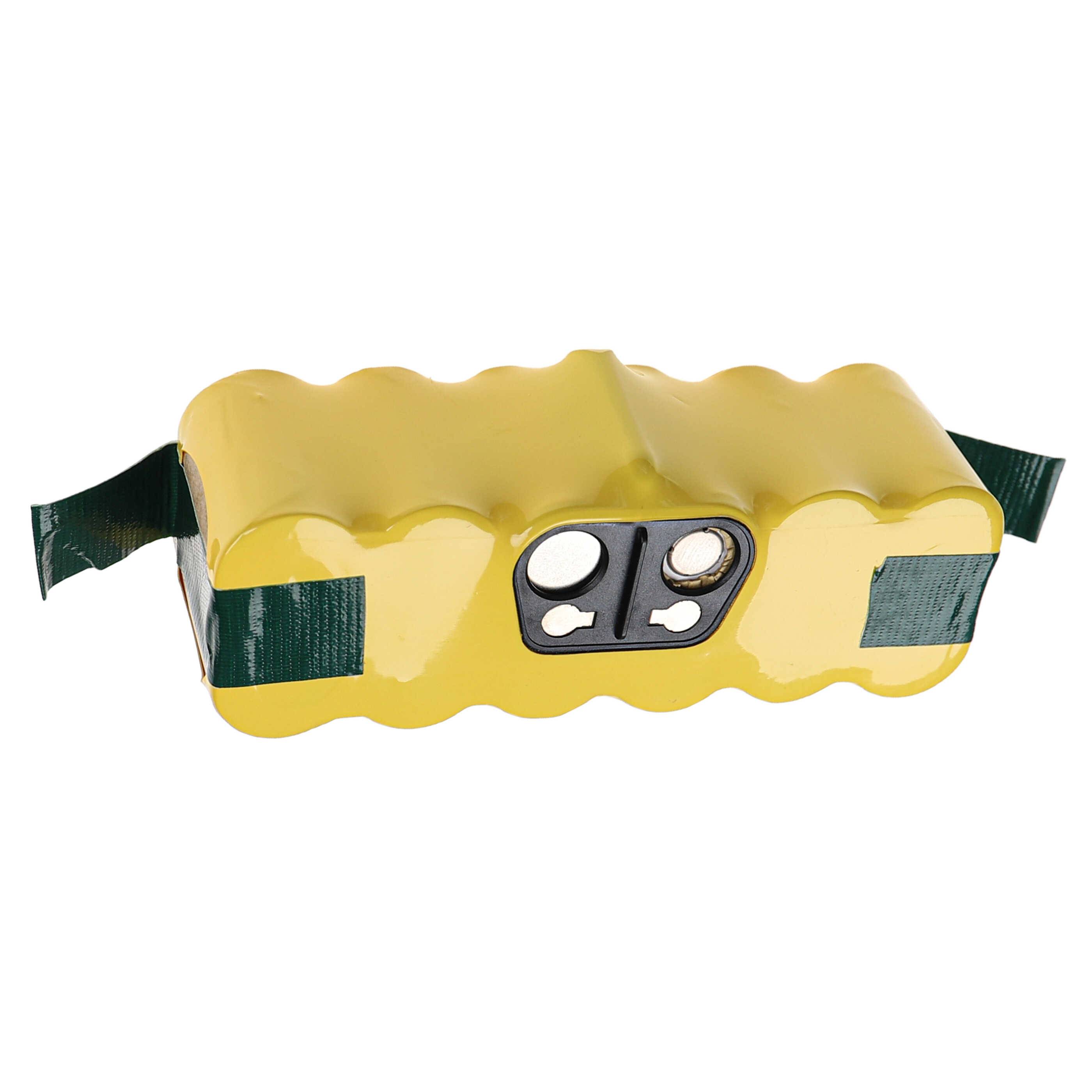 vhbw 1x Akku kompatibel mit iRobot Roomba 866, 872, 882, 886, 882E, 900, 966, 790 Saugroboter (1500 mAh, 14,4 V, NiMH)