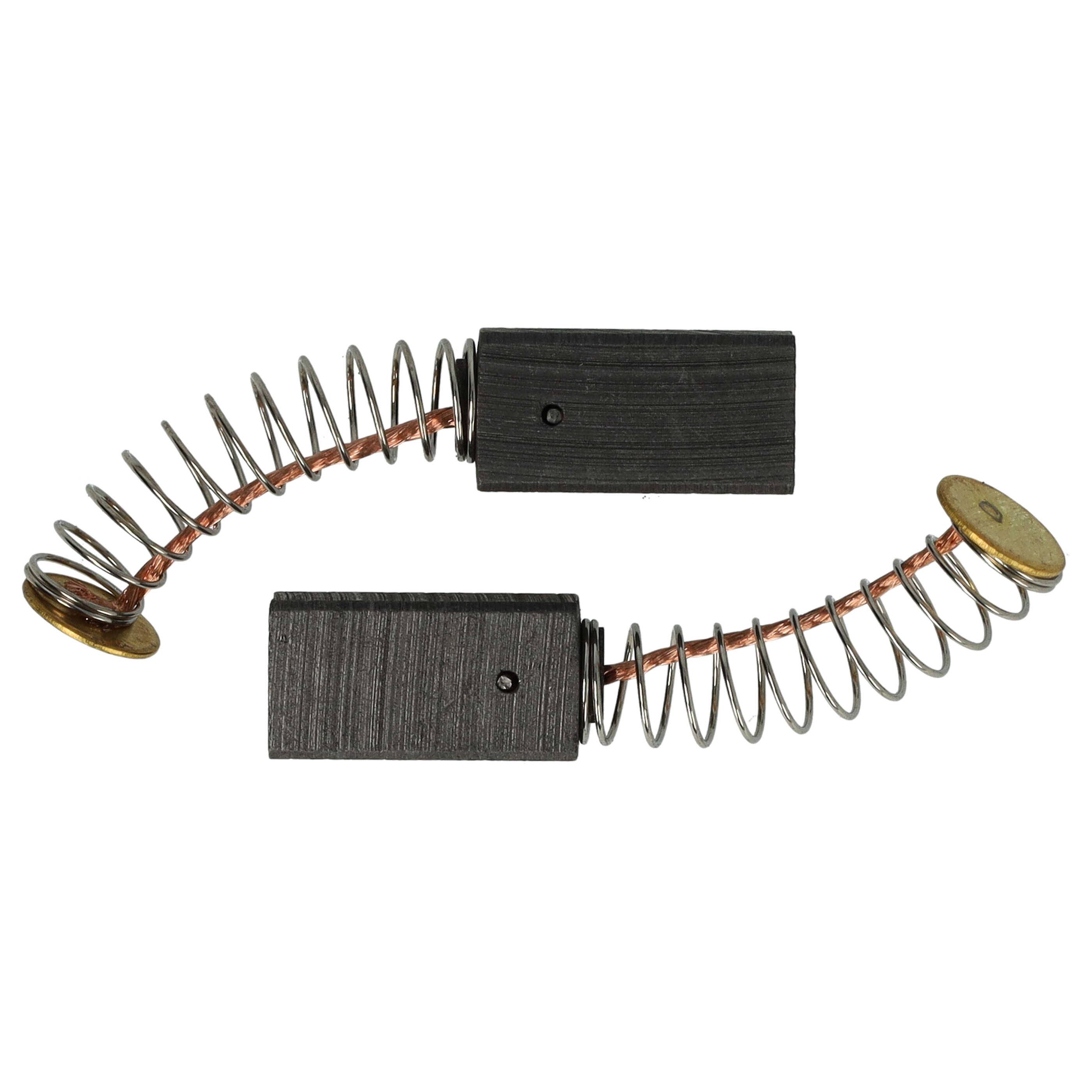 vhbw 2x Kohlebürste kompatibel mit Bosch CSB 800-2 RE (Nr. 0 603 166 570), CSB 800-2 RE (Nr. 0 603 166 503) Elektrowerkzeug + Feder