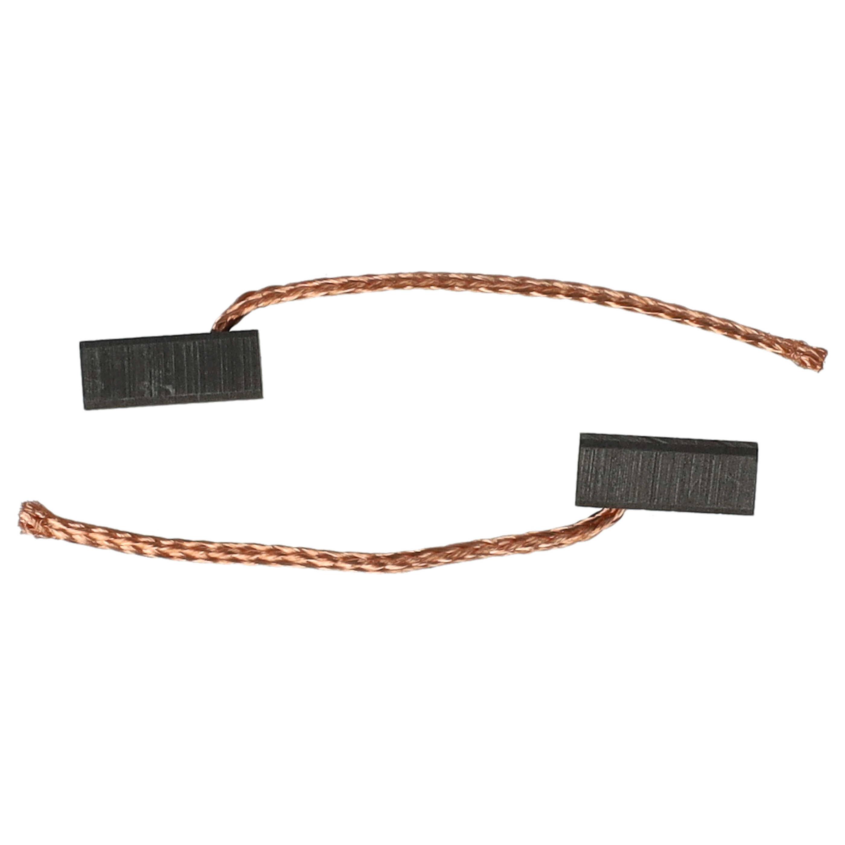 vhbw 2x Kohlebürste 10 x 4 x 4 mm für Lüfter, Rollladen- & Torantrieb, Gebläseeinheit, Motor, Klimaanlage, Lichtmaschine