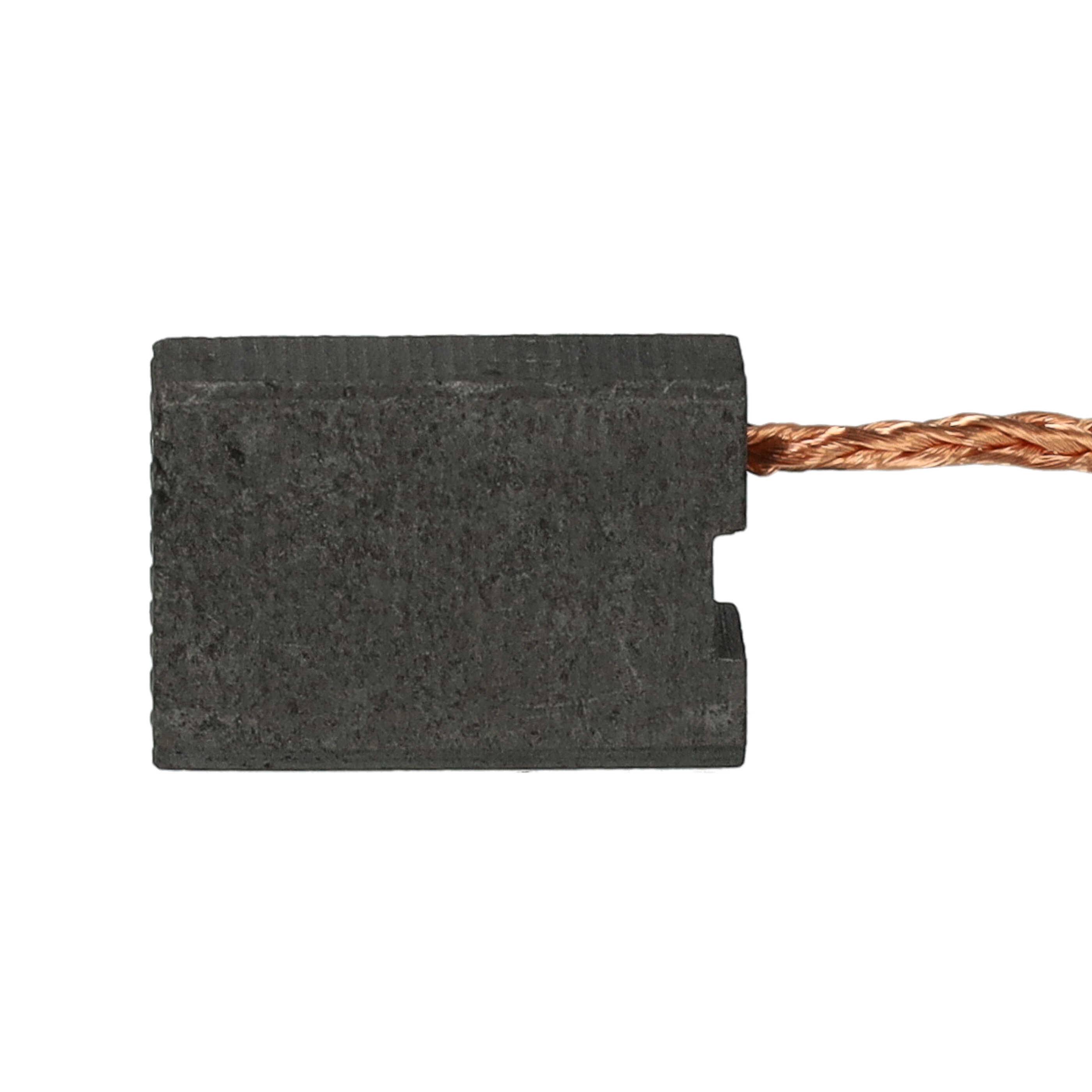 vhbw 2x Kohlebürste 18 x 12,5 x 6 mm kompatibel mit Bosch 302, GBH 7/45 DE, GBH 8/65 DCE Elektrowerkzeug, Bohrhammer, Stemmhammer