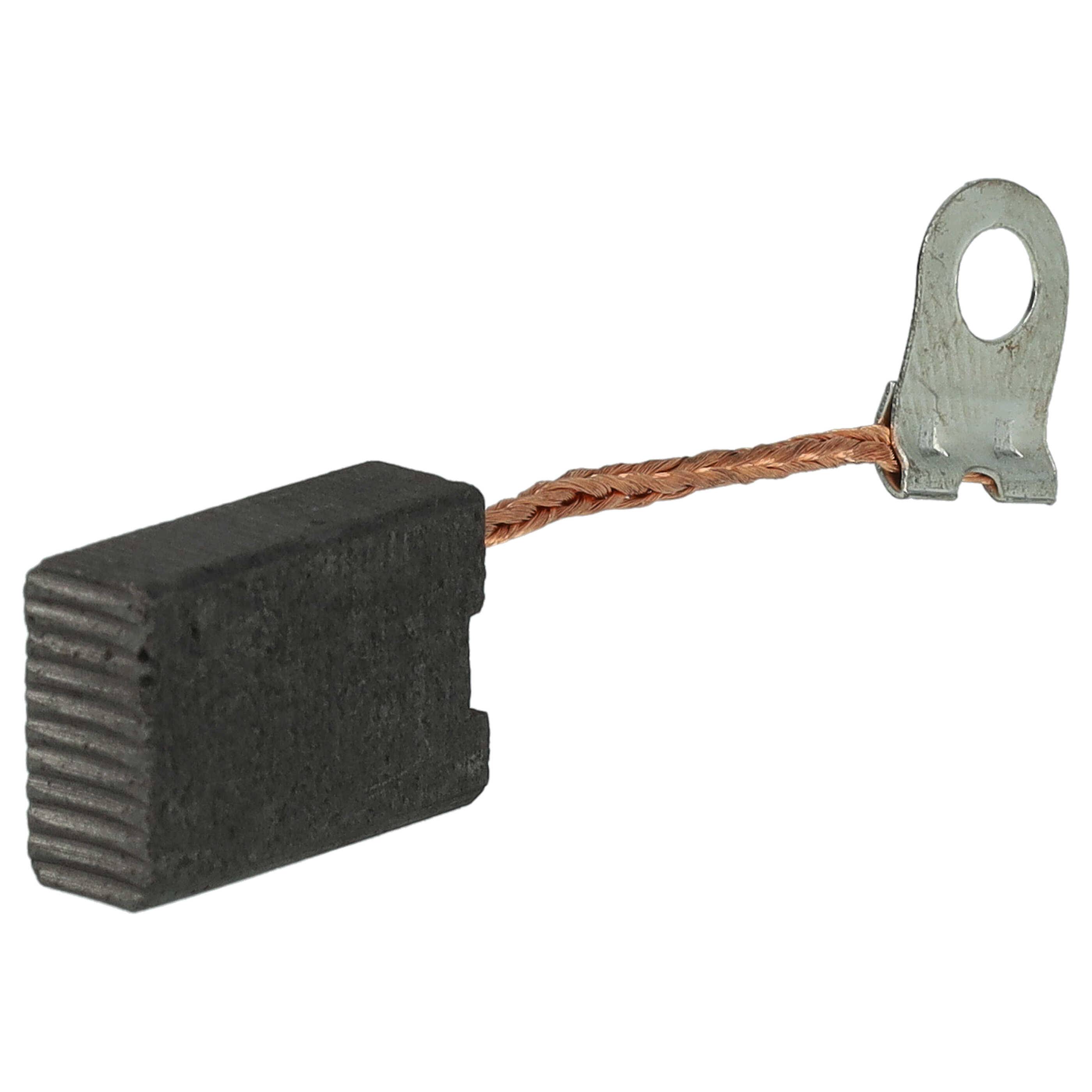 vhbw 2x Kohlebürste 18 x 12,5 x 6 mm Ersatz für Bosch 1617014108 für Elektrowerkzeug, Bohrhammer, Stemmhammer