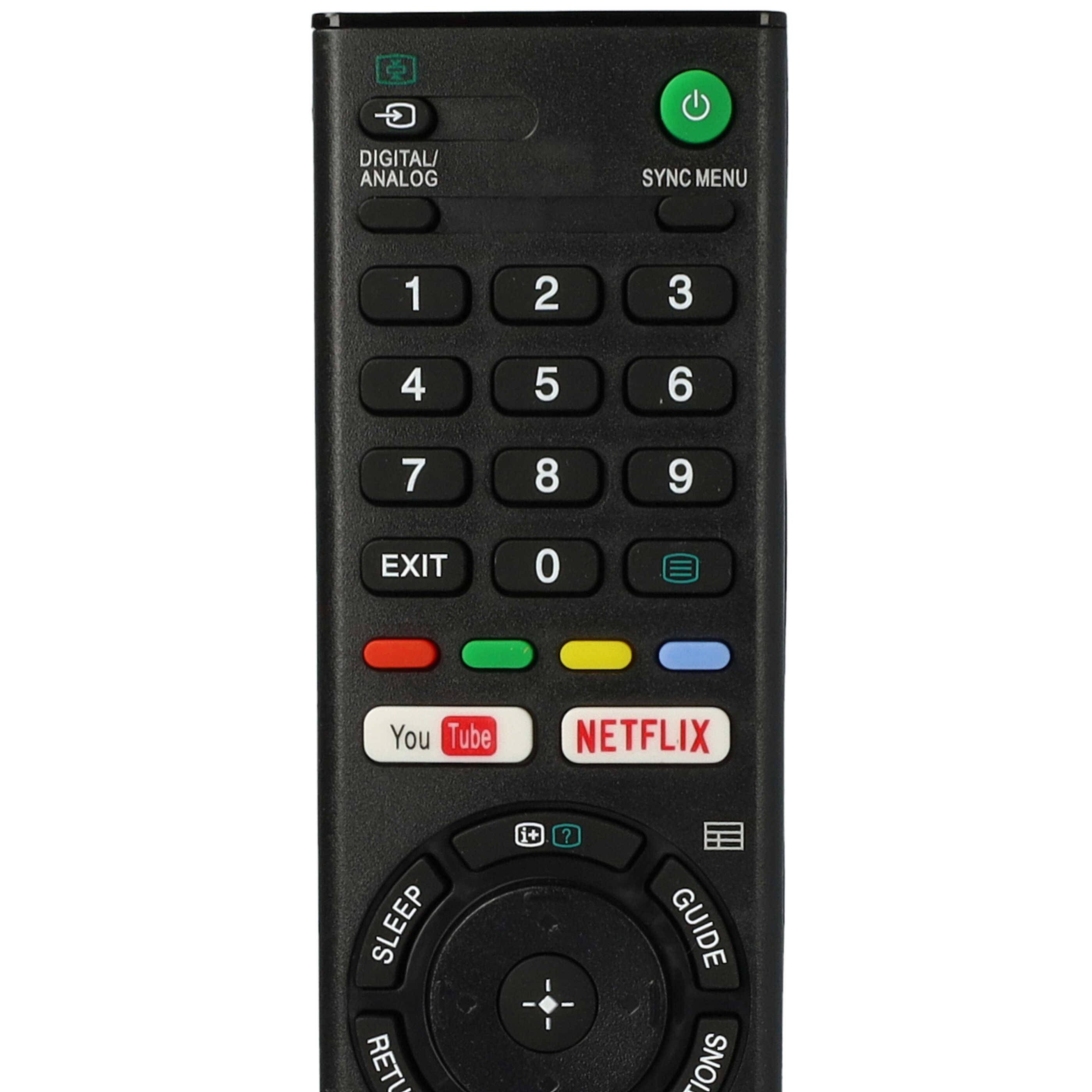 vhbw Fernbedienung kompatibel mit Sony Bravia KDL-49W660E, KDL49W660E Fernseher, TV - Ersatzfernbedienung