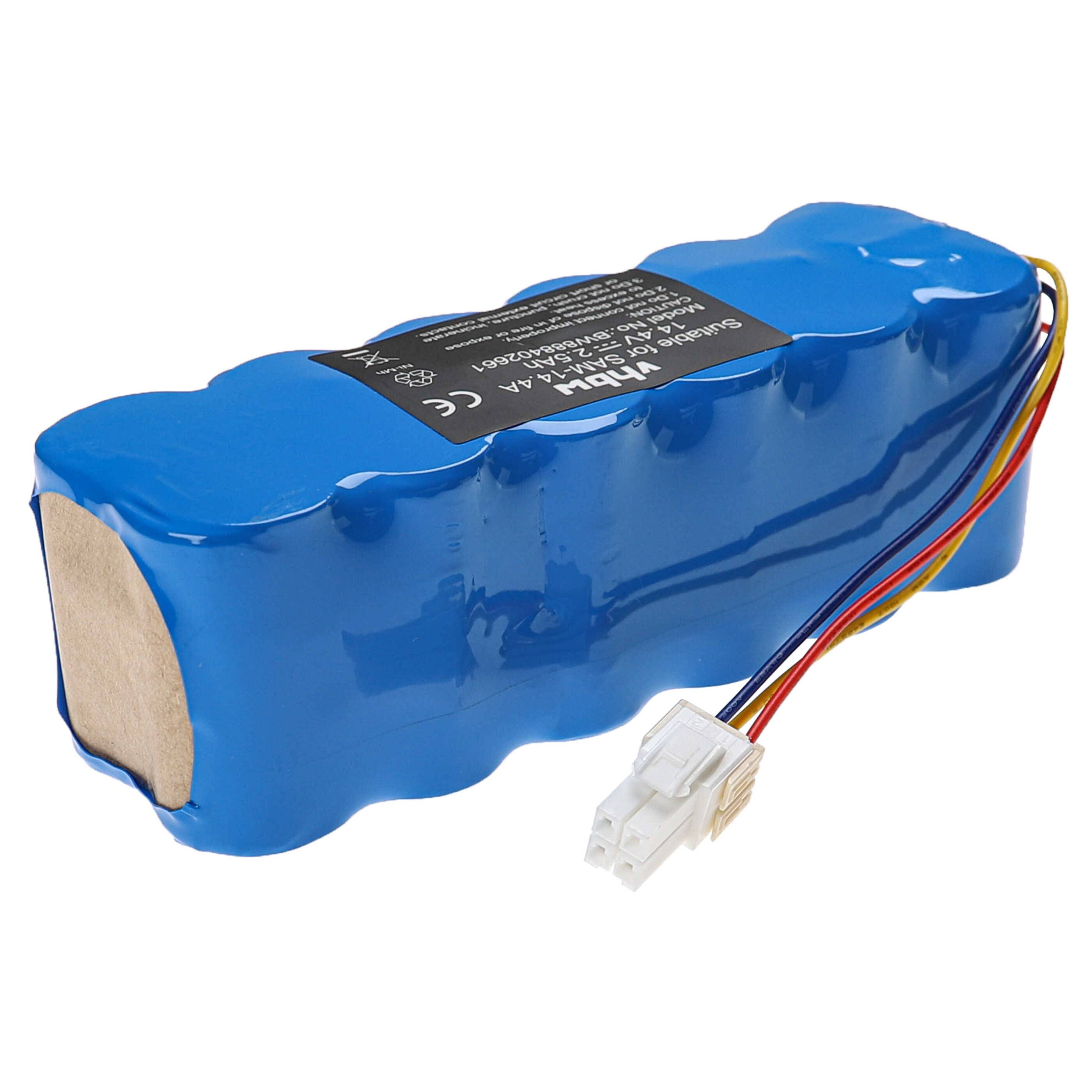 vhbw 1x Akku kompatibel mit Samsung Navibot VC-RE70V, VC-RL84VC, VC-RL84VR, VC-RE72V, VC-RL84V Saugroboter (2500 mAh, 14,4 V, NiMH)