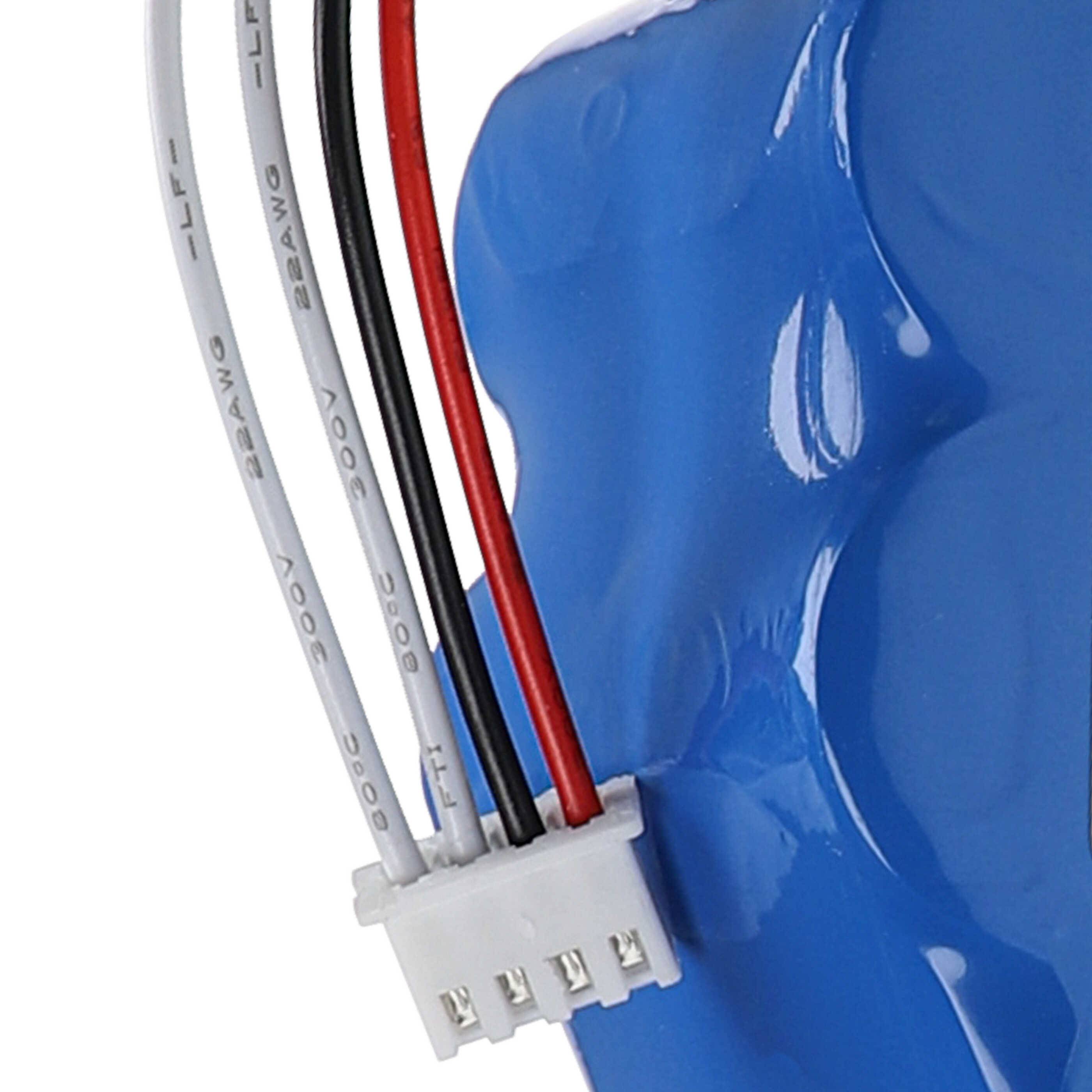 vhbw 2x Akku kompatibel mit Robot RVC0010, RVC0011 Staubsauger (3000 mAh, 6 V, NiMH)