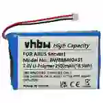 vhbw Akku kompatibel mit ABUS Secvest FUAA50000, FUAA50100, FUAA50500 Alarmanlage, Alarmsystem (2500mAh, 7,4V, Li-Polymer) vhbw Akku kompatibel mit ABUS Secvest FUAA50000, FUAA50100, FUAA50500 Alarmanlage, Alarmsystem (2500mAh, 7,4V, Li-Polymer)