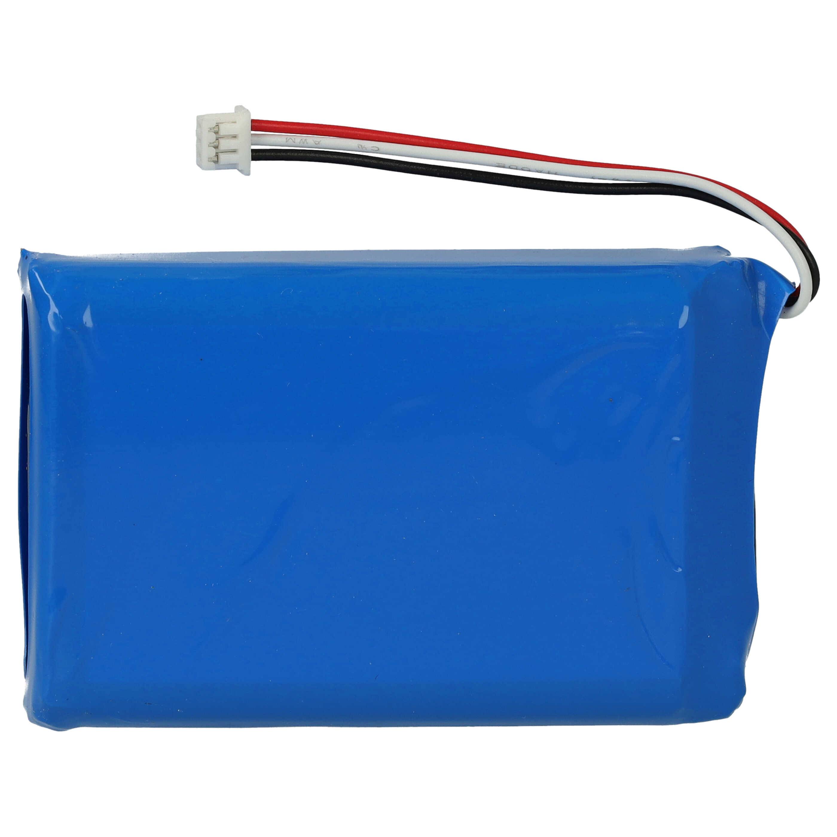 vhbw Akku Ersatz für ABUS FUBT50000 für Alarmanlage, Alarmsystem (2500mAh, 7,4V, Li-Polymer)