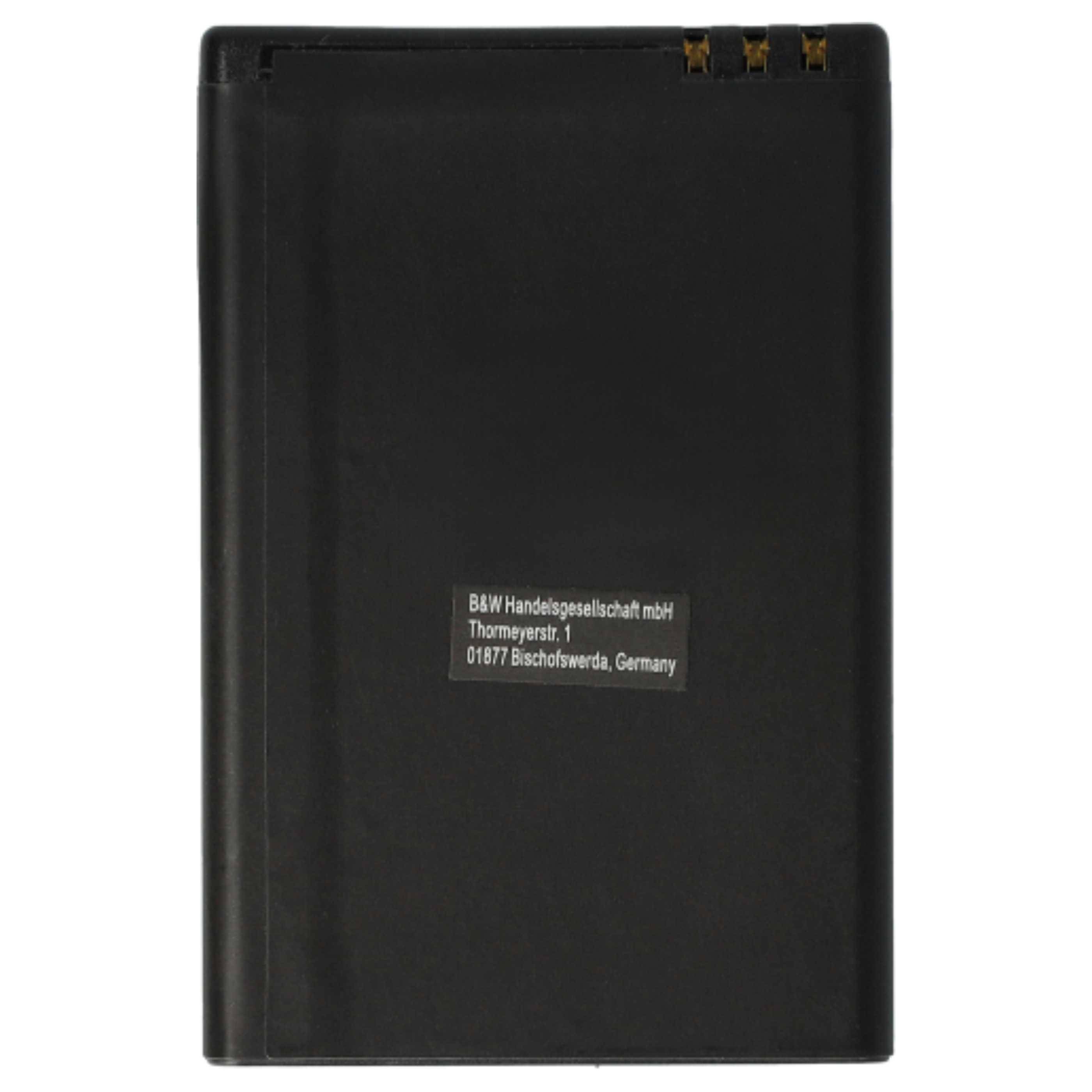 vhbw Akku kompatibel mit SONOCADDIE Golf GPS V500, V350 GPS Navigation Navi (1700 mAh, 3,7 V, Li-Ion)