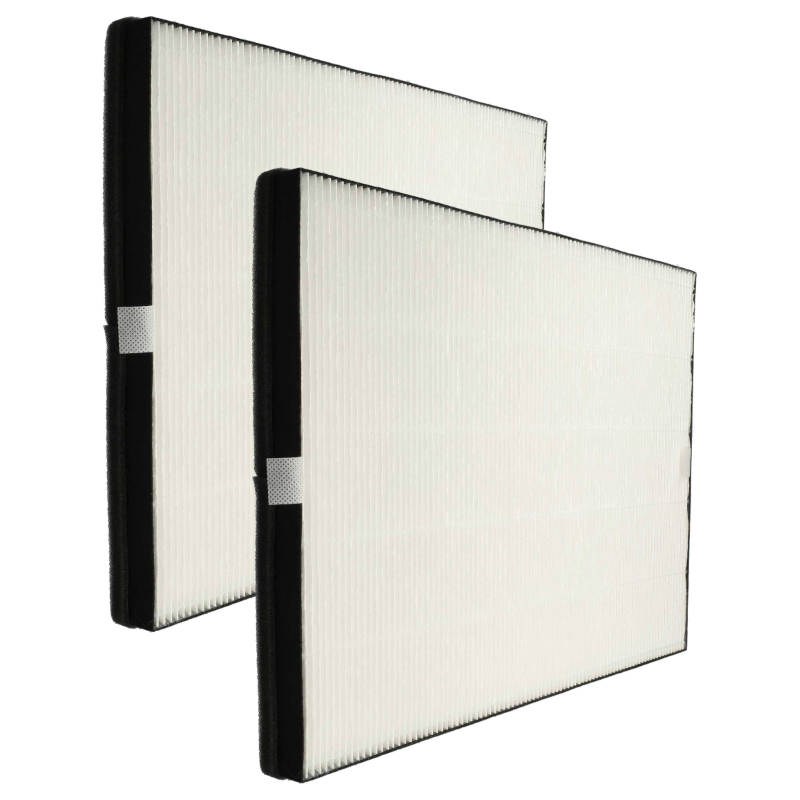 vhbw 2x HEPA Filter kompatibel mit Philips AC1214, AC1215, AC1217, 1000i Serie, 1000 Serie, AC1217i, AC2729 Luftreiniger - Ersatz-Filter