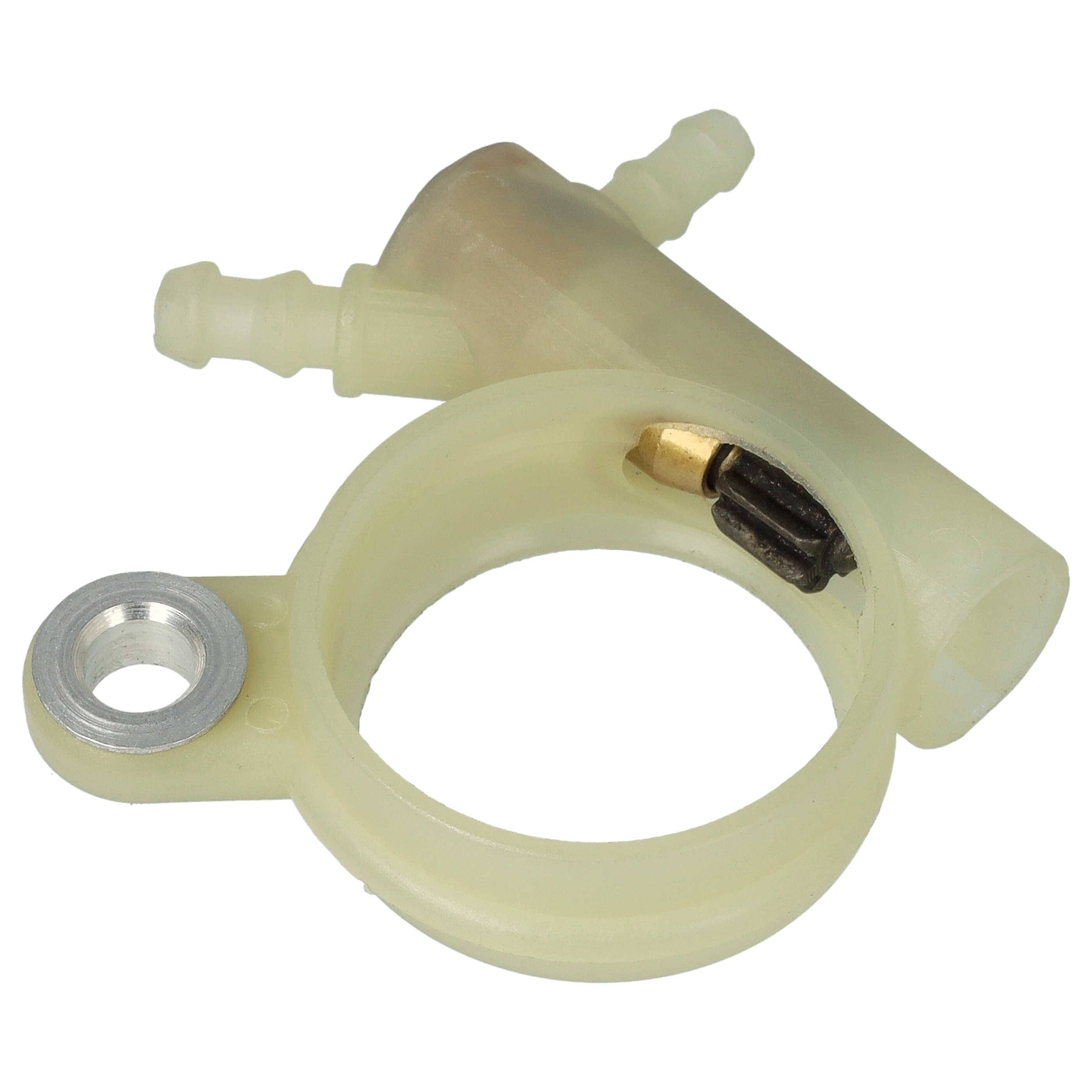 vhbw Ölpumpe kompatibel mit Stihl MS 231 C-BE, MS 231 2-Mix, MS 231, MS 231C Motorsäge - Kunststoff / Eisen, 4,9 x 4,7 x 1,1 cm, Einstellbar