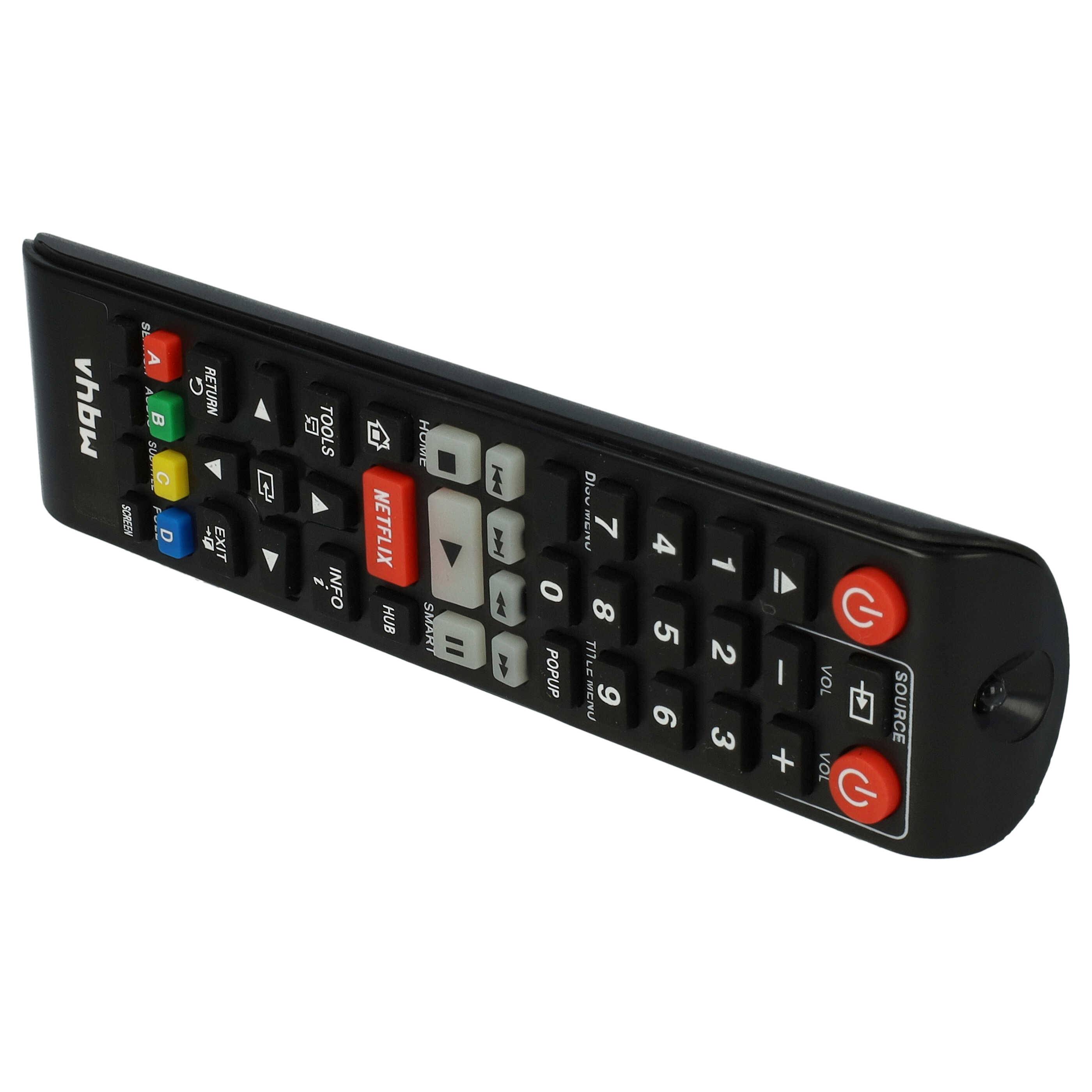 vhbw Fernbedienung kompatibel mit Samsung BD-FM59ZA, BDFM59C, BDFM59ZA, BDFM59CZA, BDFM59C/ZA Blu-Ray Disc Player - Ersatzfernbedienung