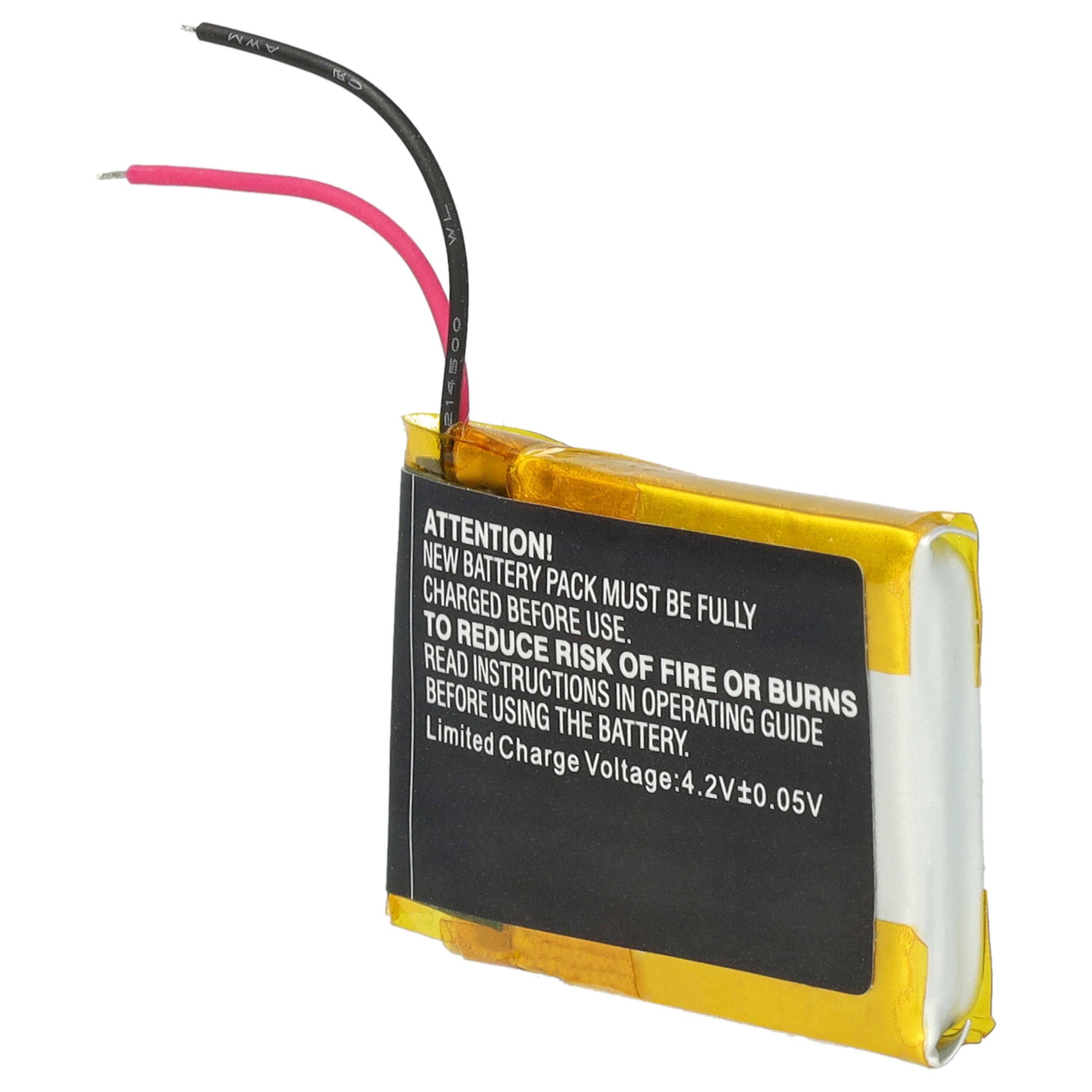 vhbw Akku Ersatz für Izzo JPL502333 für GPS Tracker, Navigationsgeräte (330mAh, 3,7V, Li-Polymer)