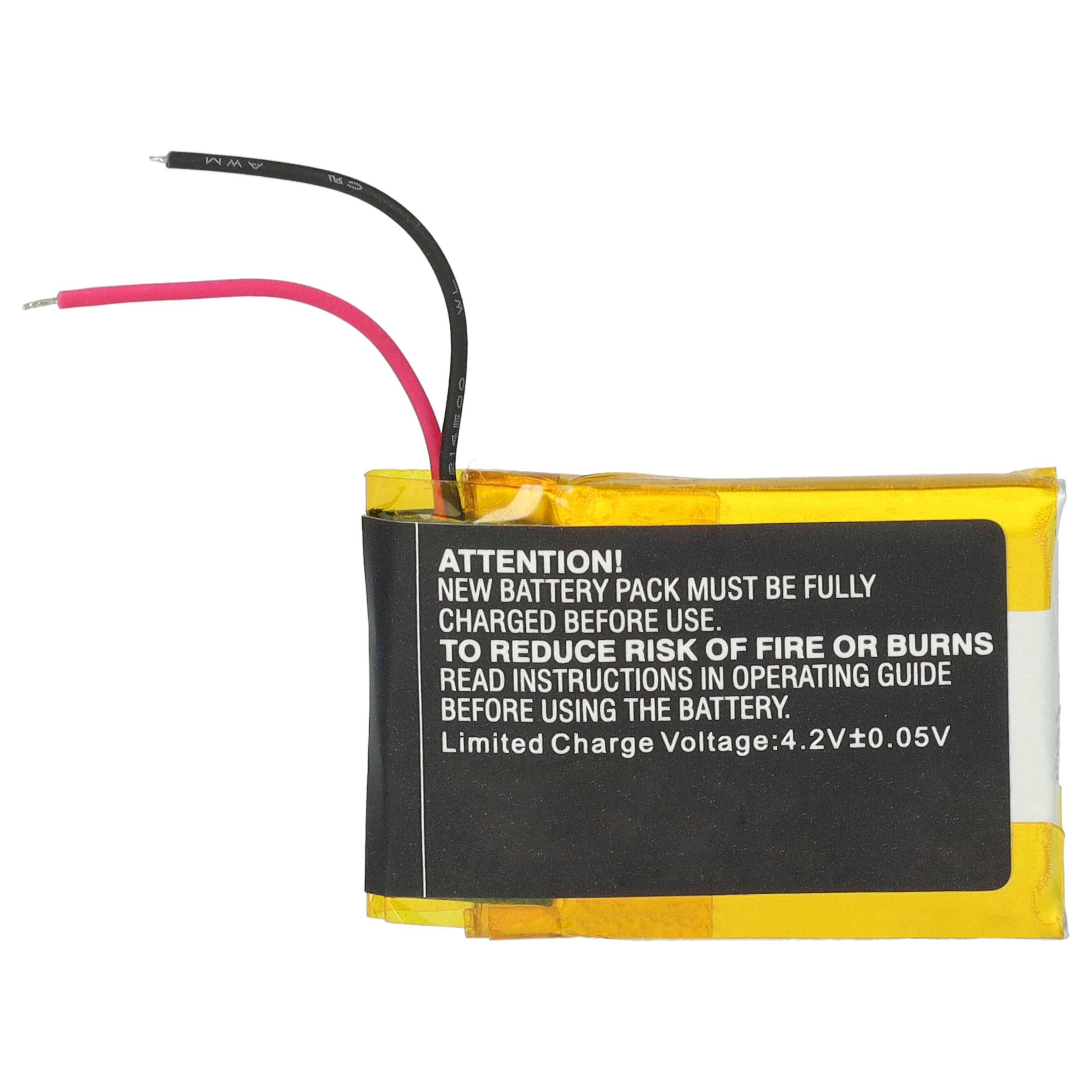 vhbw Akku Ersatz für Izzo JPL502333 für GPS Tracker, Navigationsgeräte (330mAh, 3,7V, Li-Polymer)