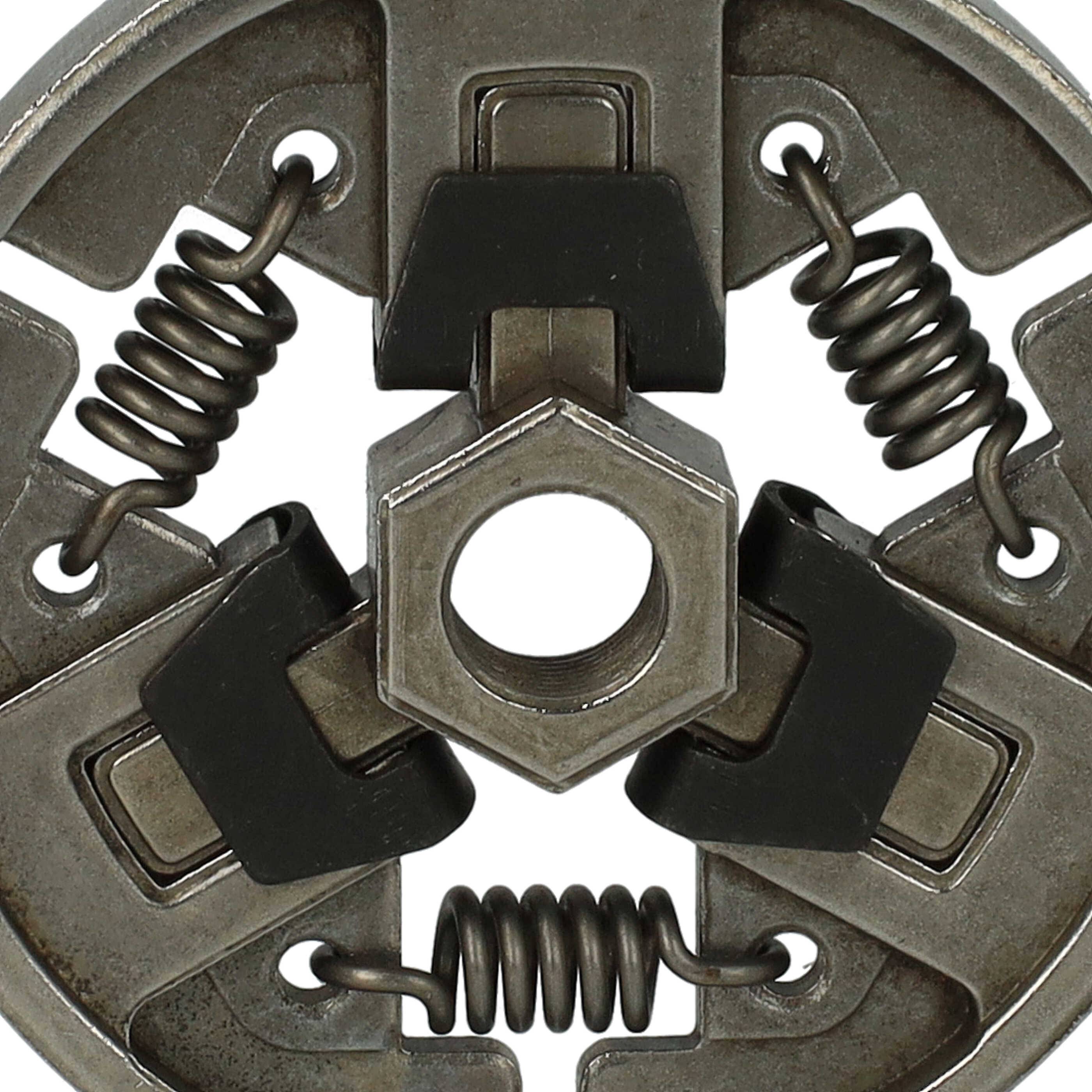 vhbw Kupplung kompatibel mit Stihl 034, MS 290, MS 310, 029, 039 Motorsäge - Eisen / 65Mn Stahl, 7,5 cm Durchmesser, 1,2 cm Dicke, 166 g