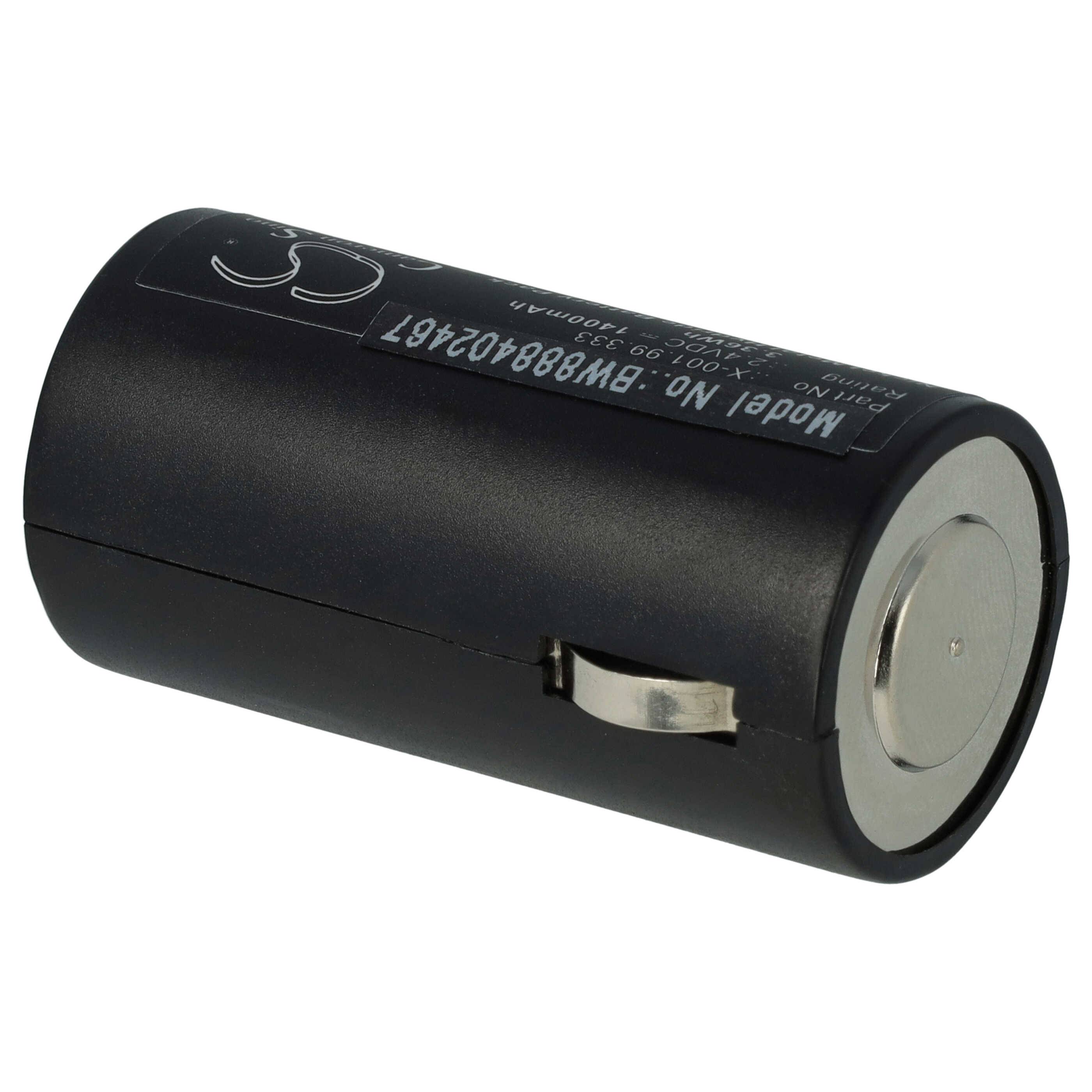 vhbw Akku kompatibel mit Heine S2Z (alte Handgriffe) Medizintechnik (1400mAh, 2,4V, NiMH)