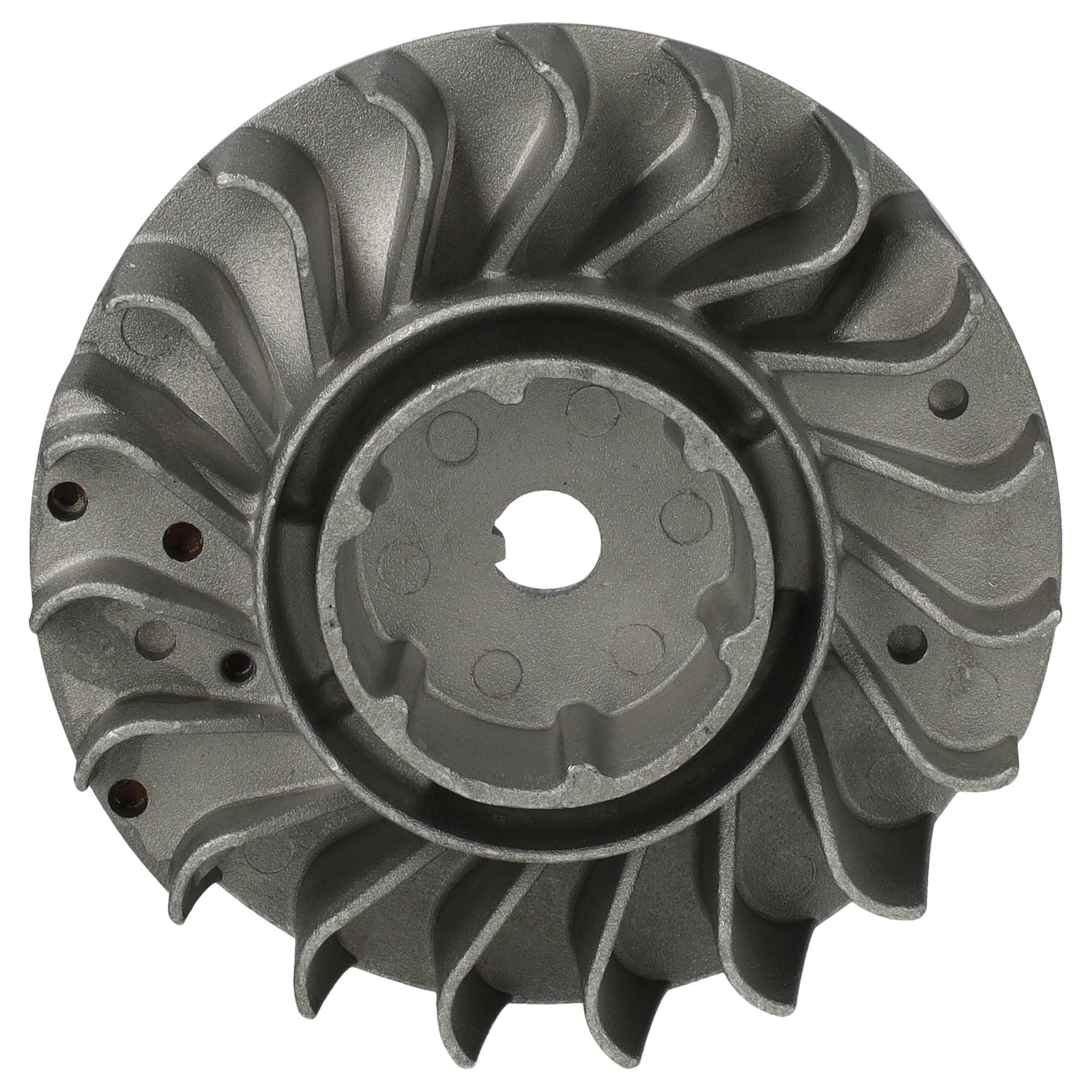 vhbw Polrad Ersatz für Stihl 1143 400 1234, 1143 400 1201 für Motorsäge - 10 cm Außendurchmesser, 3,4 cm Dicke, 301 g Silber