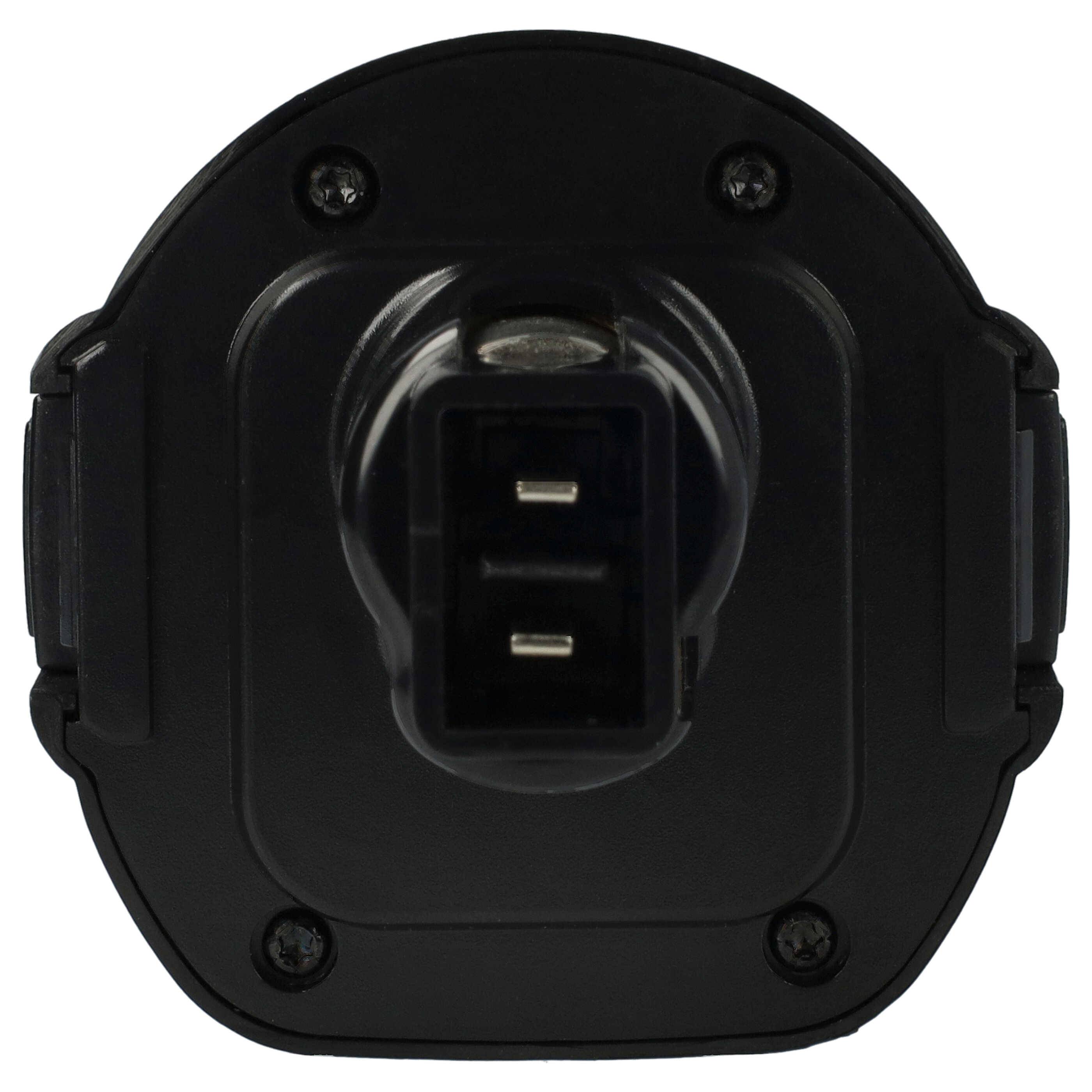 vhbw 2x Akku kompatibel mit Black & Decker SX2000, TV230 Elektrowerkzeug (1500 mAh, NiMH, 9,6 V)