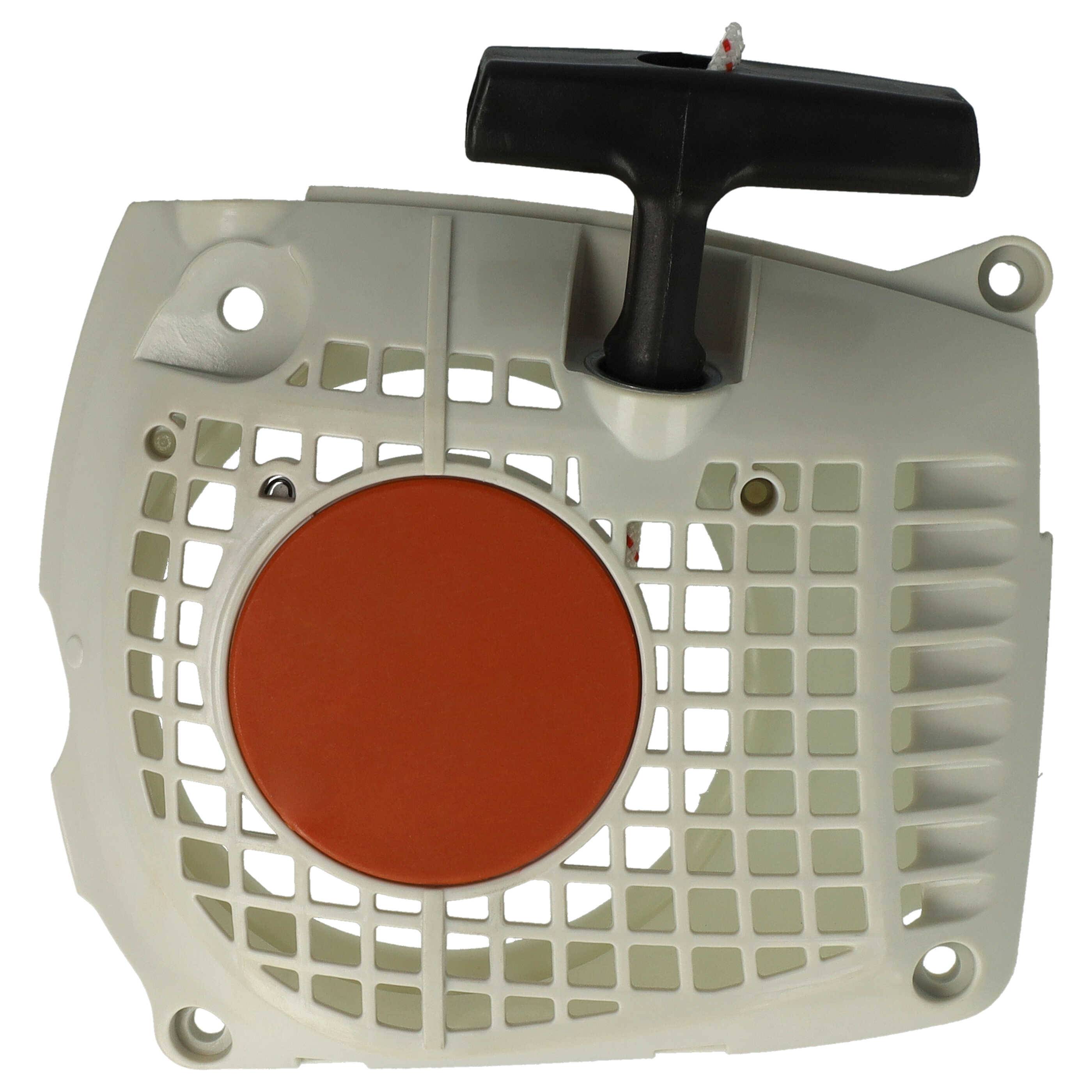 vhbw Seilzugstarter kompatibel mit Stihl MS 251, MS 251C, MS 231, MS 231C Motorsäge - Starter, 15,6 x 15,4 x 3,7 cm Rot Schwarz Weiß