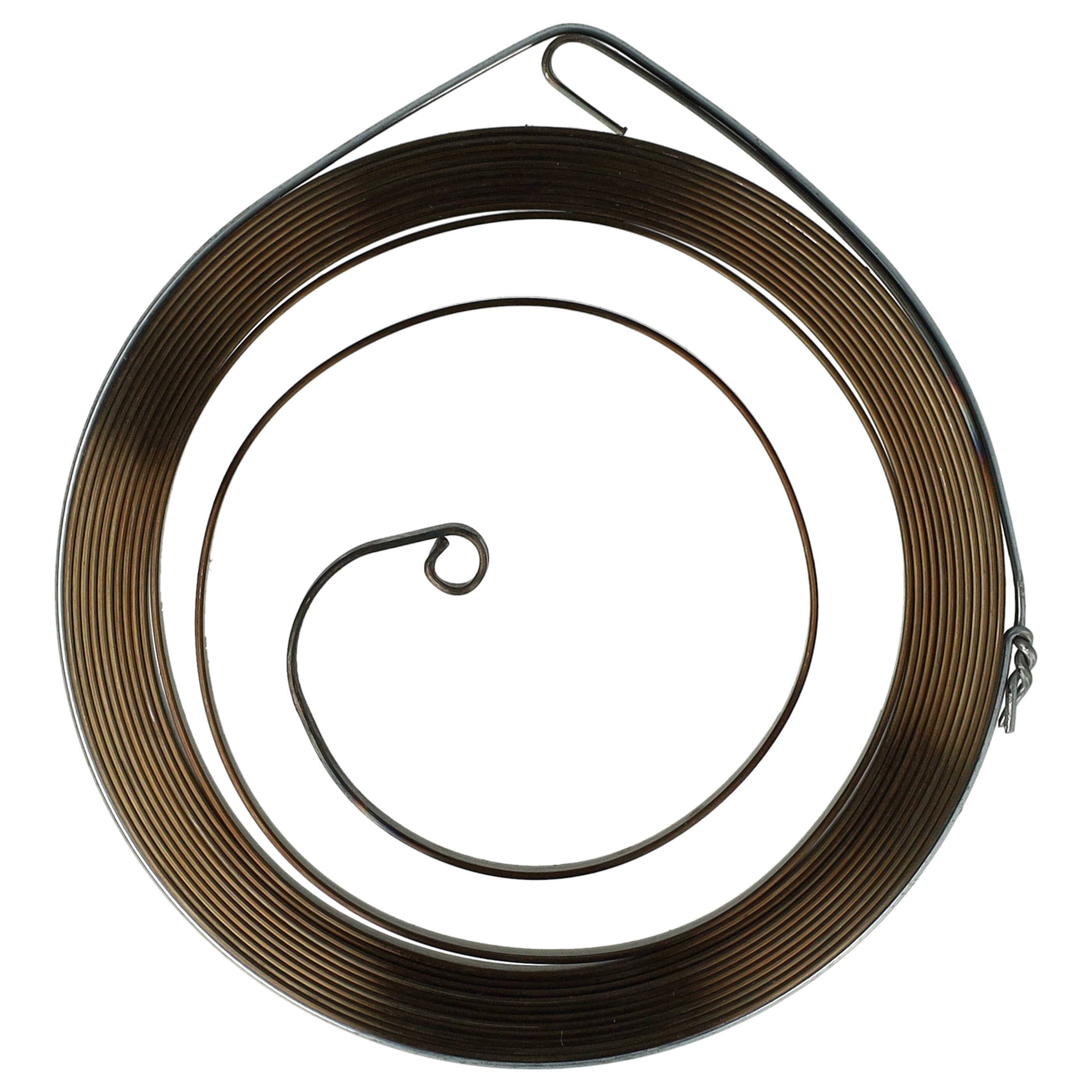 vhbw Starterfeder, Rückholfeder Ersatz für Stihl 1143 190 0600 für Motorsäge - Stahl, 6,6 cm Durchmesser, 0,4 cm Dicke, 33 g