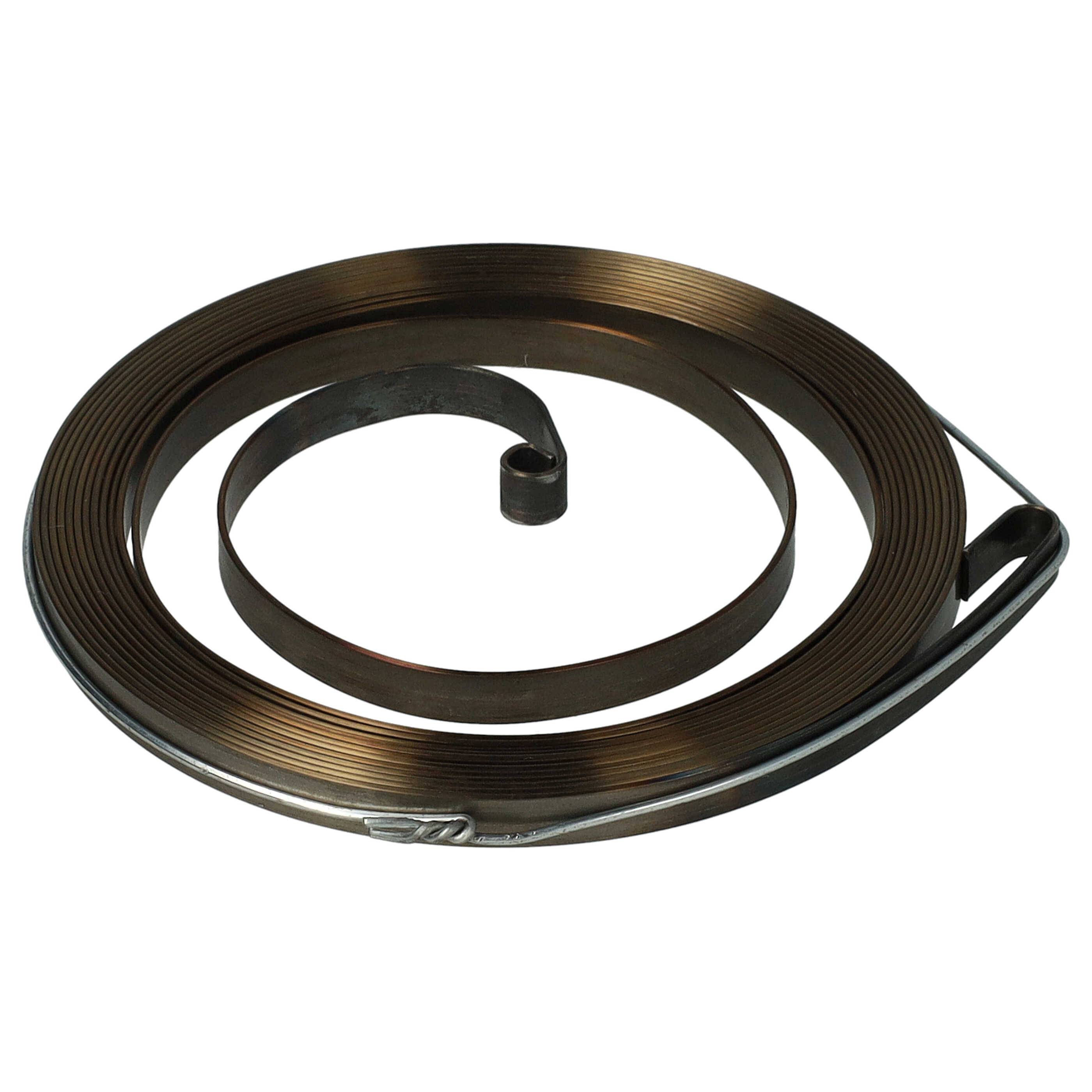 vhbw Starterfeder, Rückholfeder kompatibel mit Stihl MS 251, MS 231 C, MS 231 Motorsäge - Stahl, 6,6 cm Durchmesser, 0,4 cm Dicke, 33 g