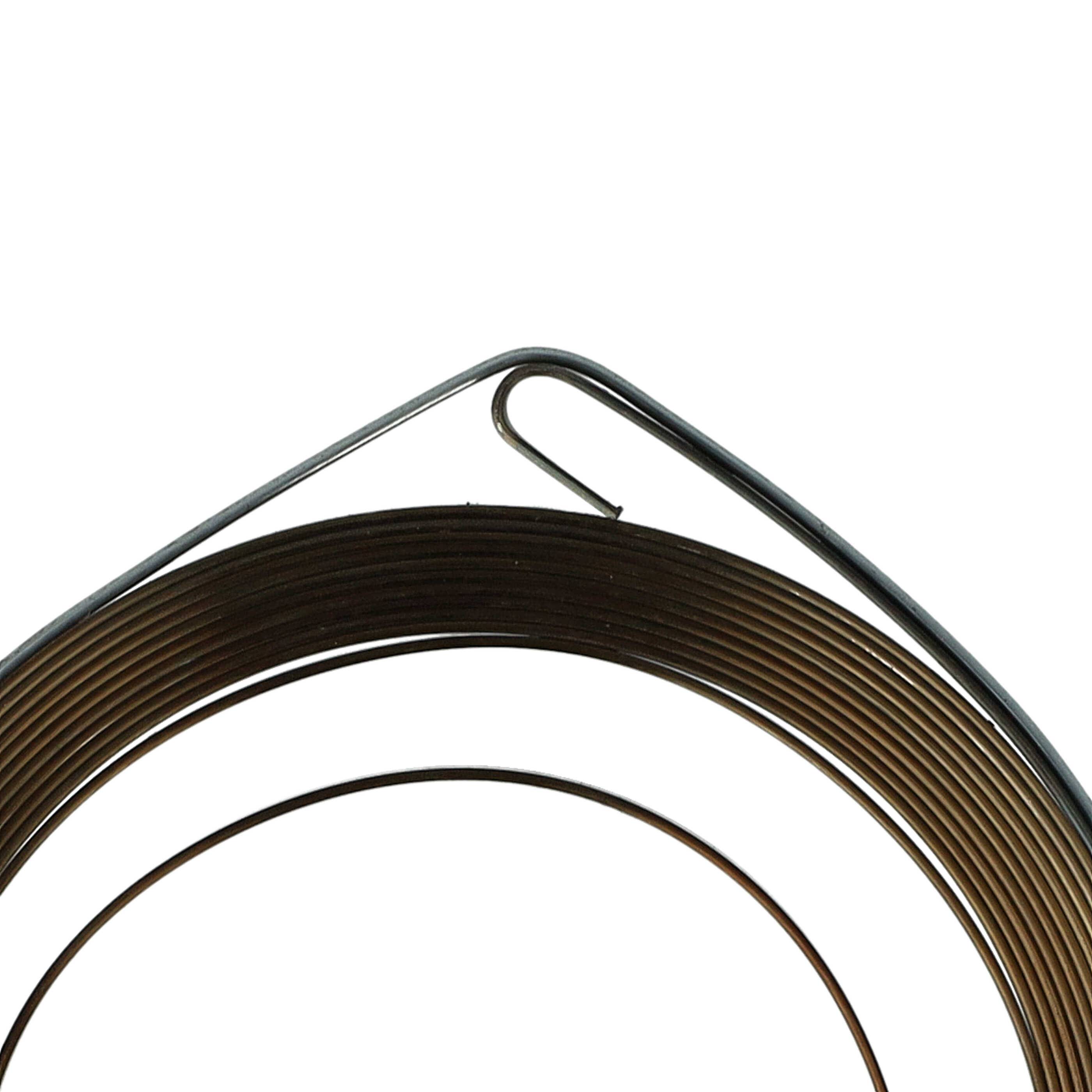 vhbw Starterfeder, Rückholfeder kompatibel mit Stihl MS 251 C Motorsäge - Stahl, 6,6 cm Durchmesser, 0,4 cm Dicke, 33 g